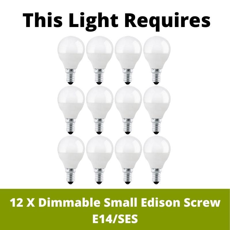 Reverie 12 Light Gold Pendant Light