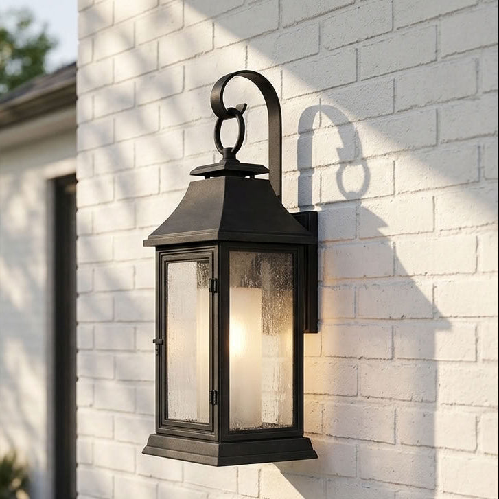 Feiss Shepherd Medium Weathered Zinc Outdoor Wall Light