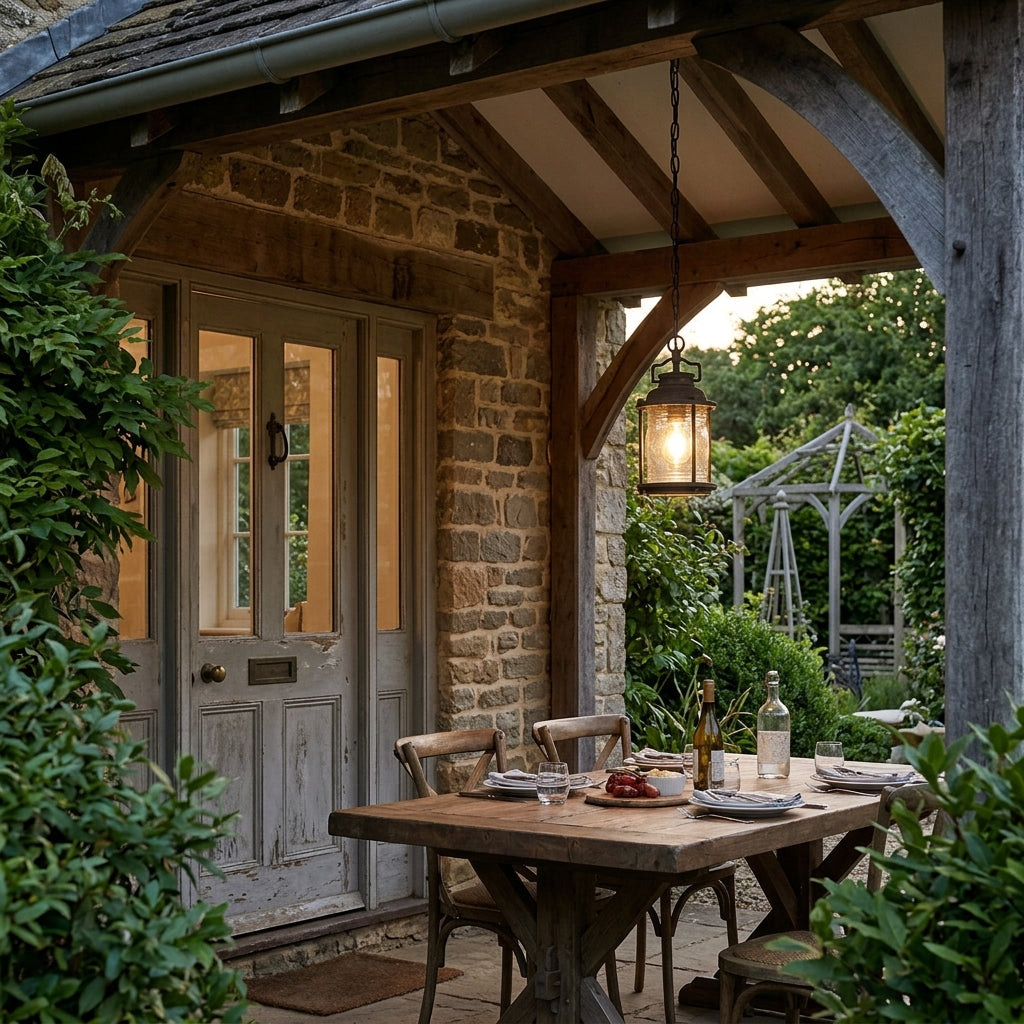 Kichler Ashland Bay 1 Light Zinc Outdoor Pendant