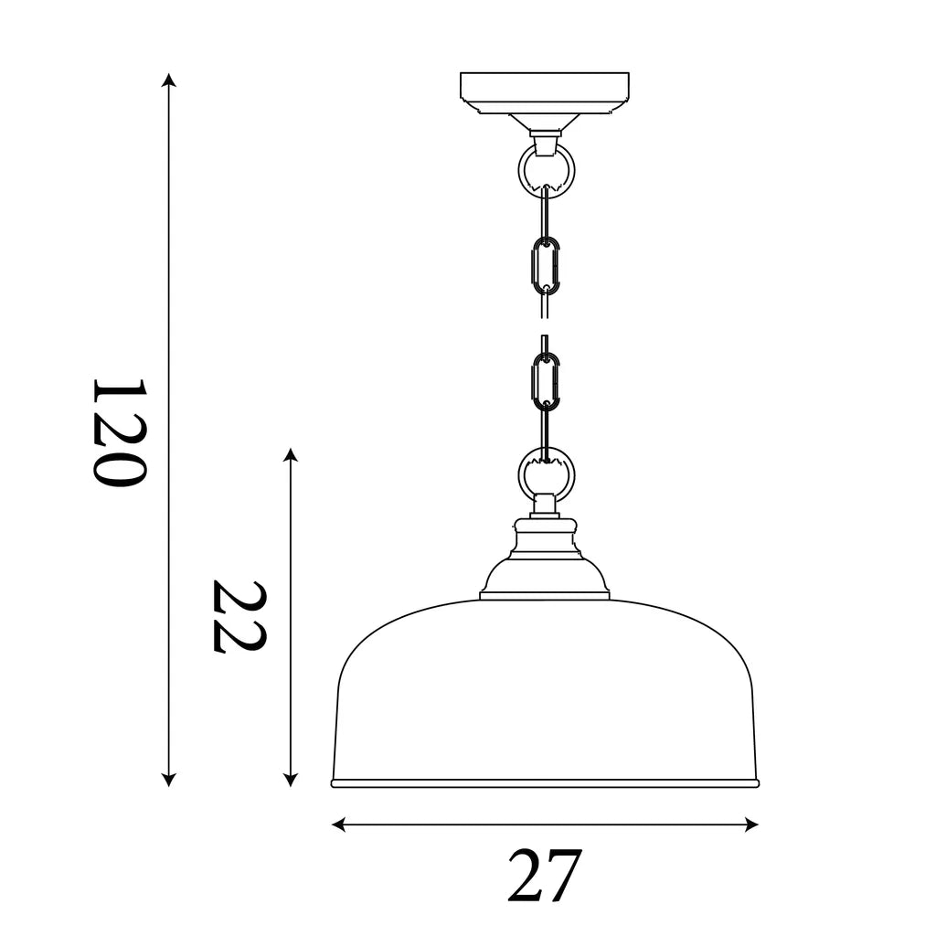 Bistro II 1 Light Brass Kitchen Ceiling Light size image