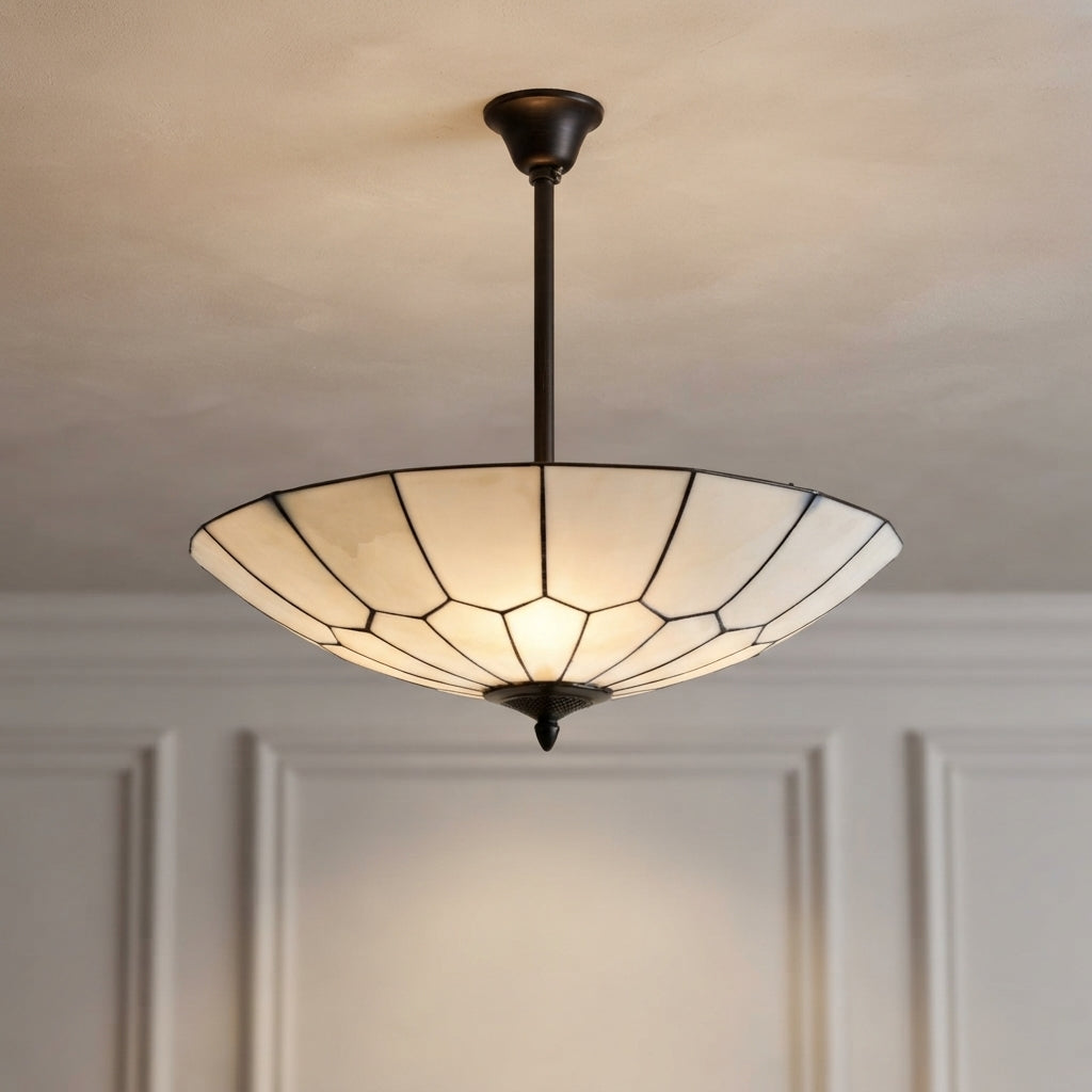 Gatsby Semi-Flush Tiffany Ceiling Light
