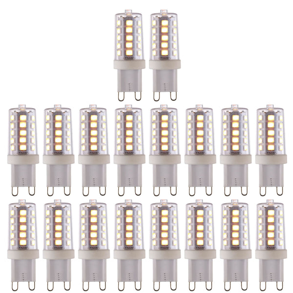18 X G9 LED SMD Dimmable Light Bulb 3.7W Warm White