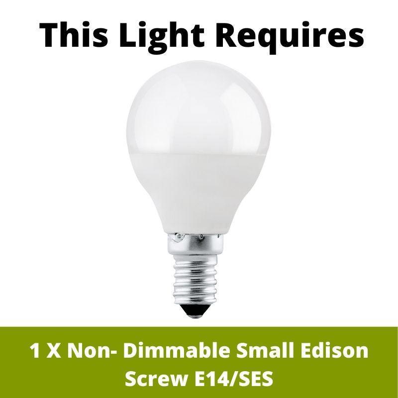 Endon Josephine 1 Light Nickel Table Lamp - White Shade
