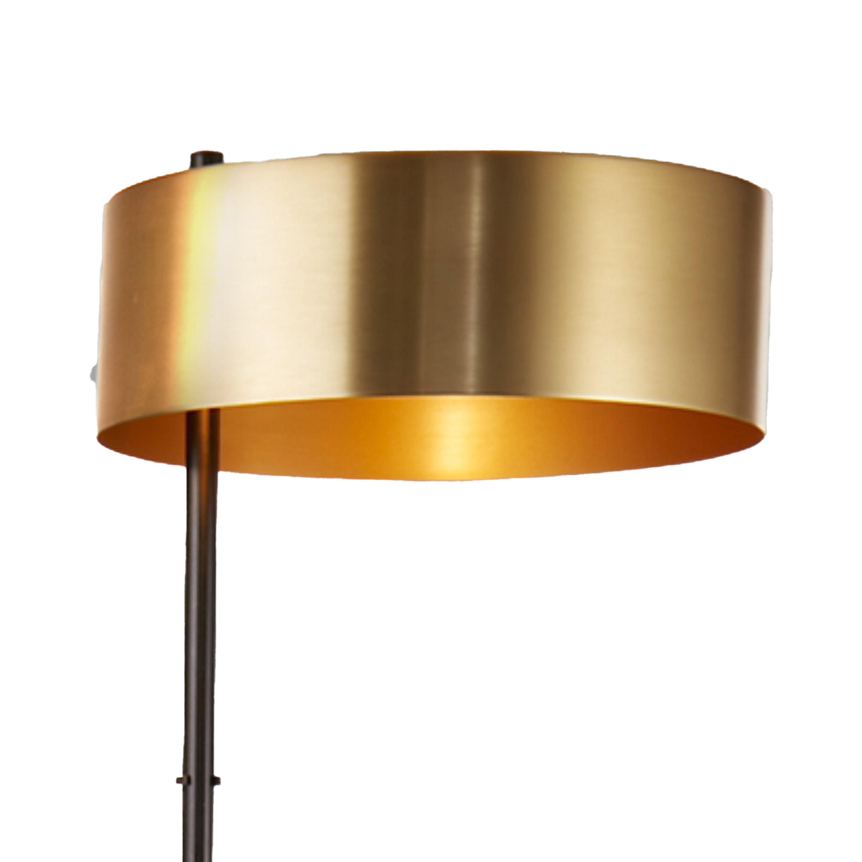 Searchlight Knox Floor Lamp - Black & Gold