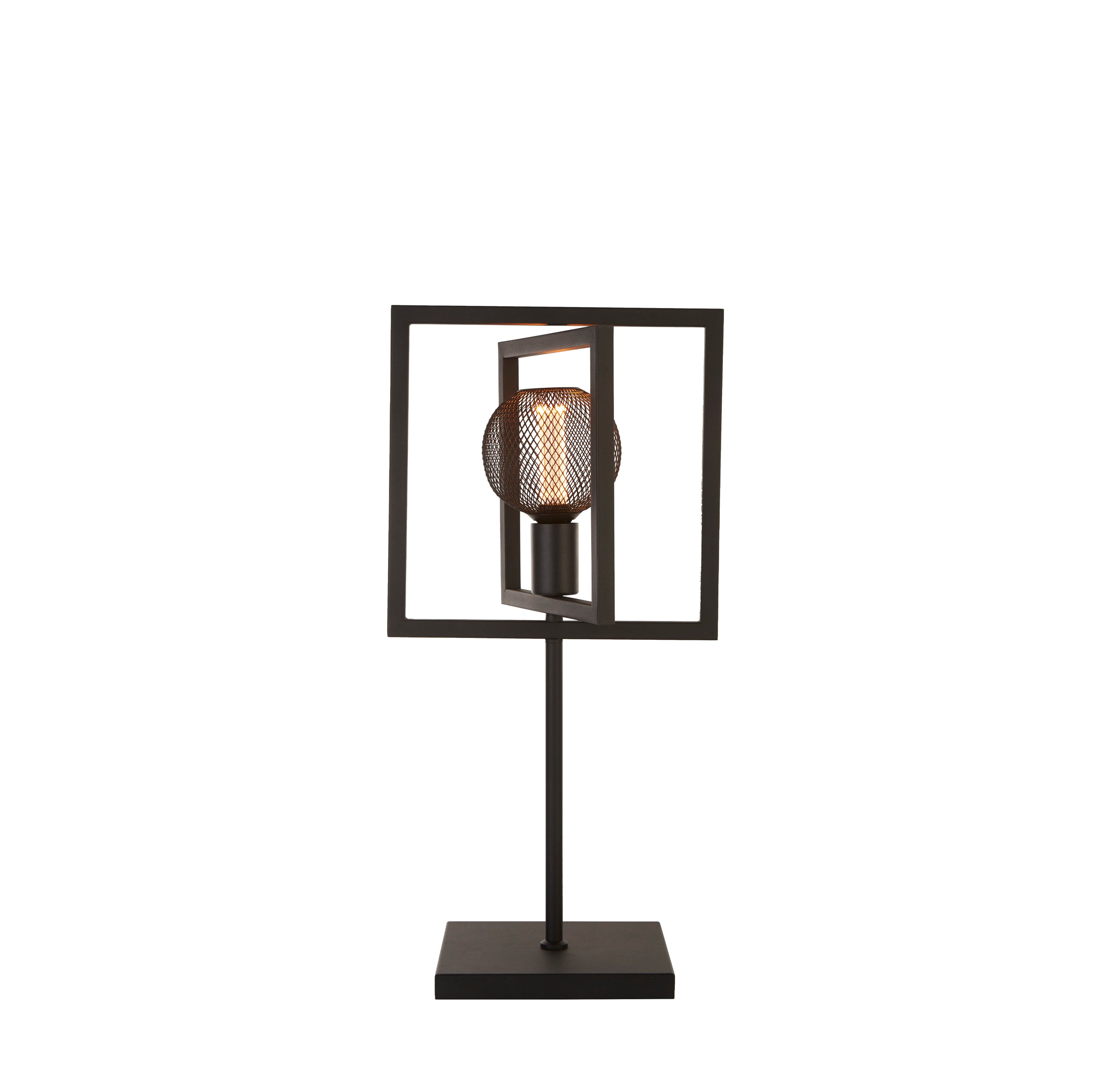 Searchlight Plaza Black Table Lamp