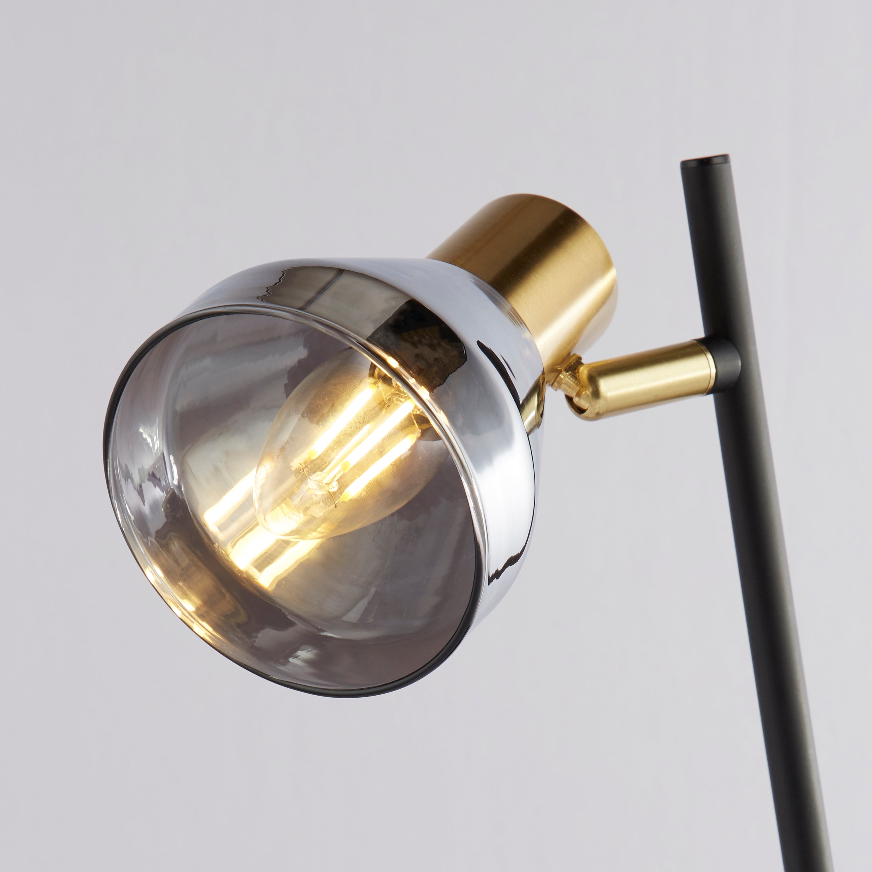 Searchlight Westminster Black & Brass Table Lamp