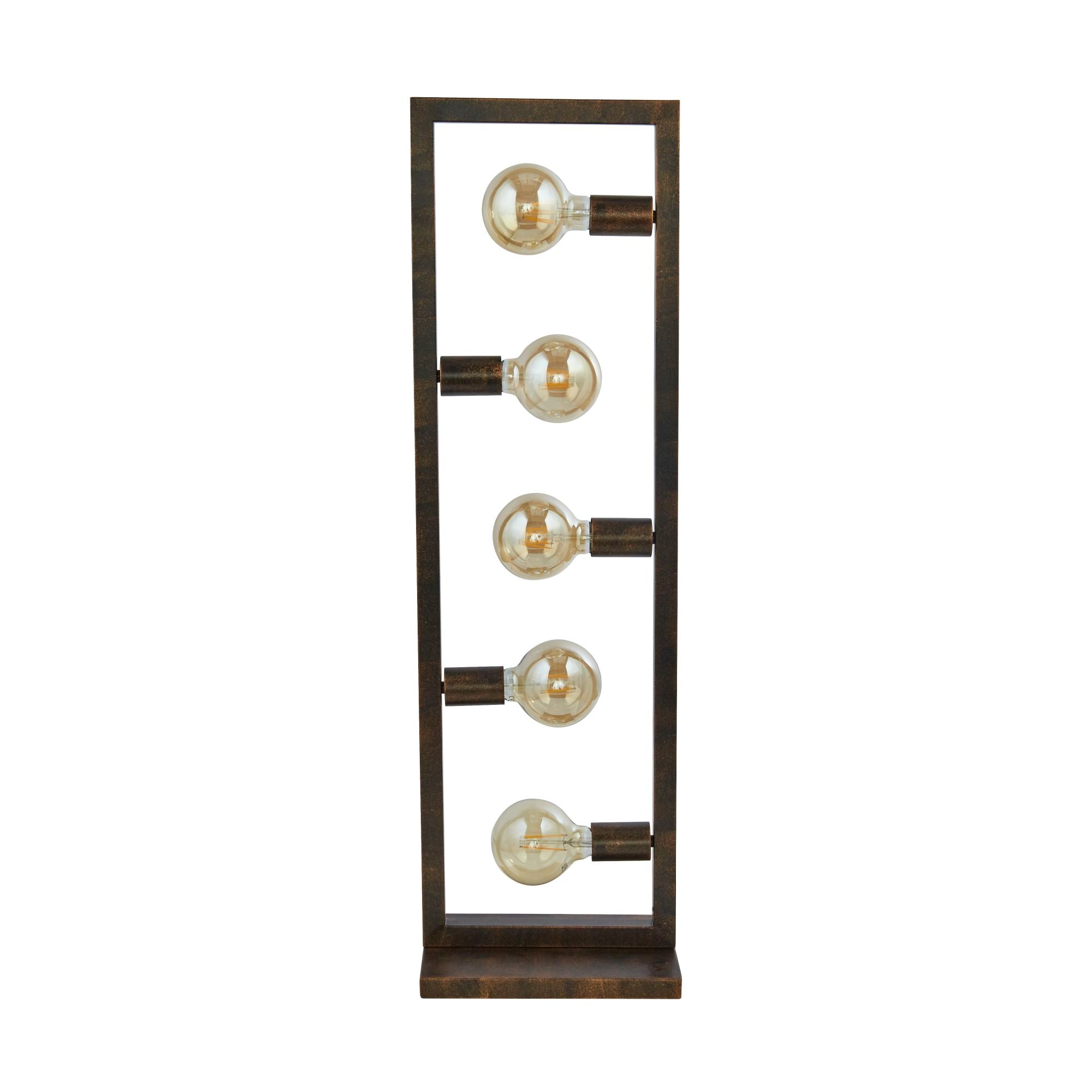 Searchlight Oblong 5 Light Brown Floor Lamp