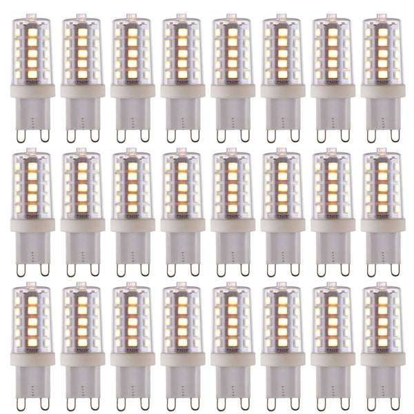 24 X G9 LED SMD Dimmable Light Bulb 3.7W Warm White