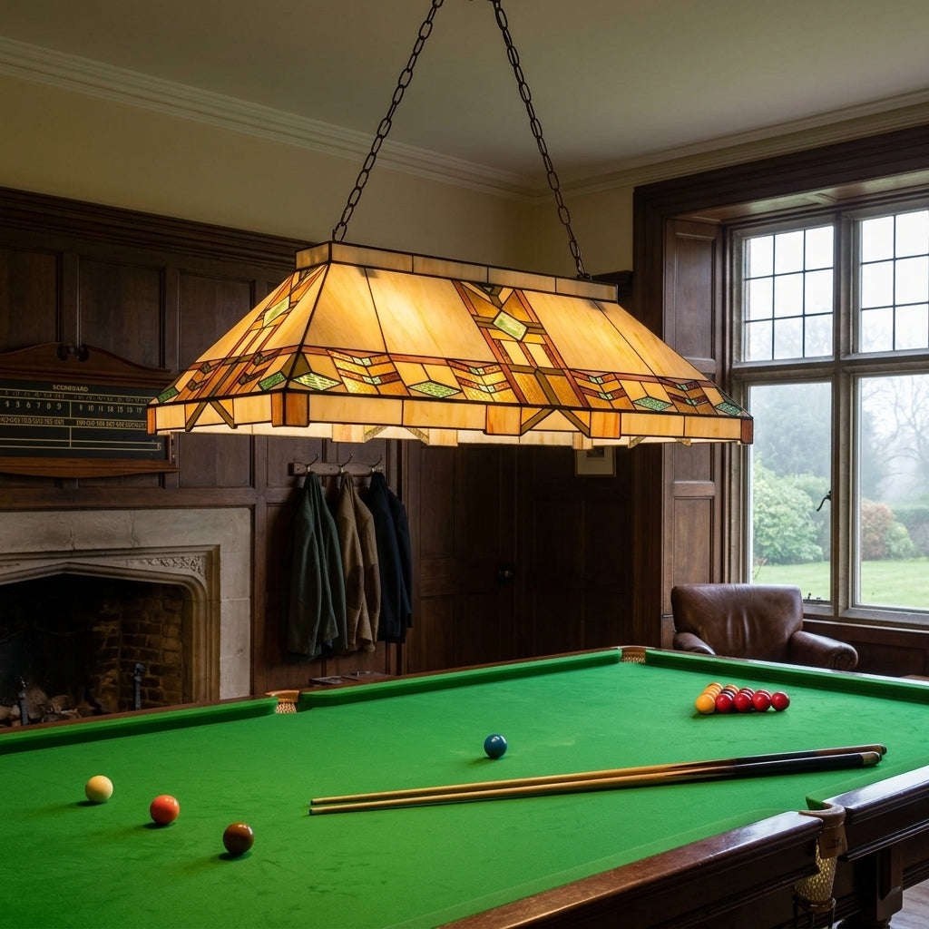Charleston Tiffany Pool Table Light - Tiffany Lighting Direct