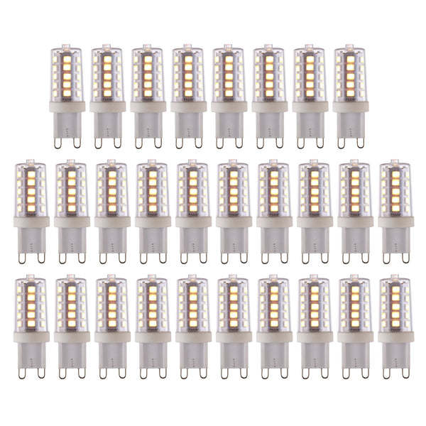 28 X G9 LED SMD Dimmable Light Bulb 3.7W Warm White