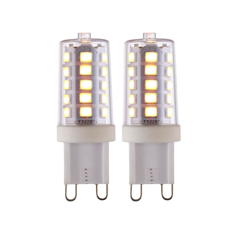 2 X G9 LED SMD Dimmable Light Bulb 3.7W Warm White