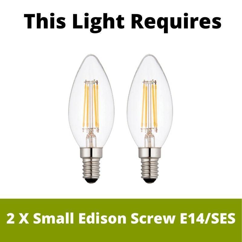 Hinkley Lanza 2 Light Brushed Bronze Wall Light-warehouse-clearance-140826