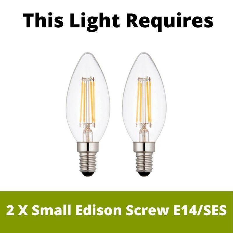 Spear, Gold Metal, Wall Light - Cascading Clear Crystal