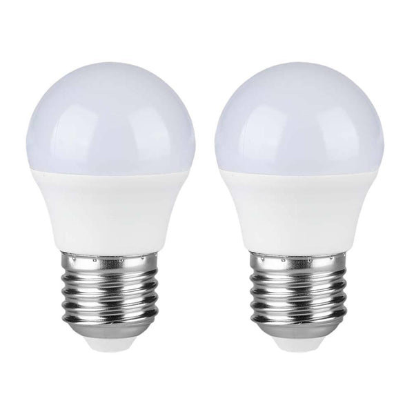 2 x  E27 LED 4.5W Non-Dimmable Lamp/Bulb (40W Equivalent)