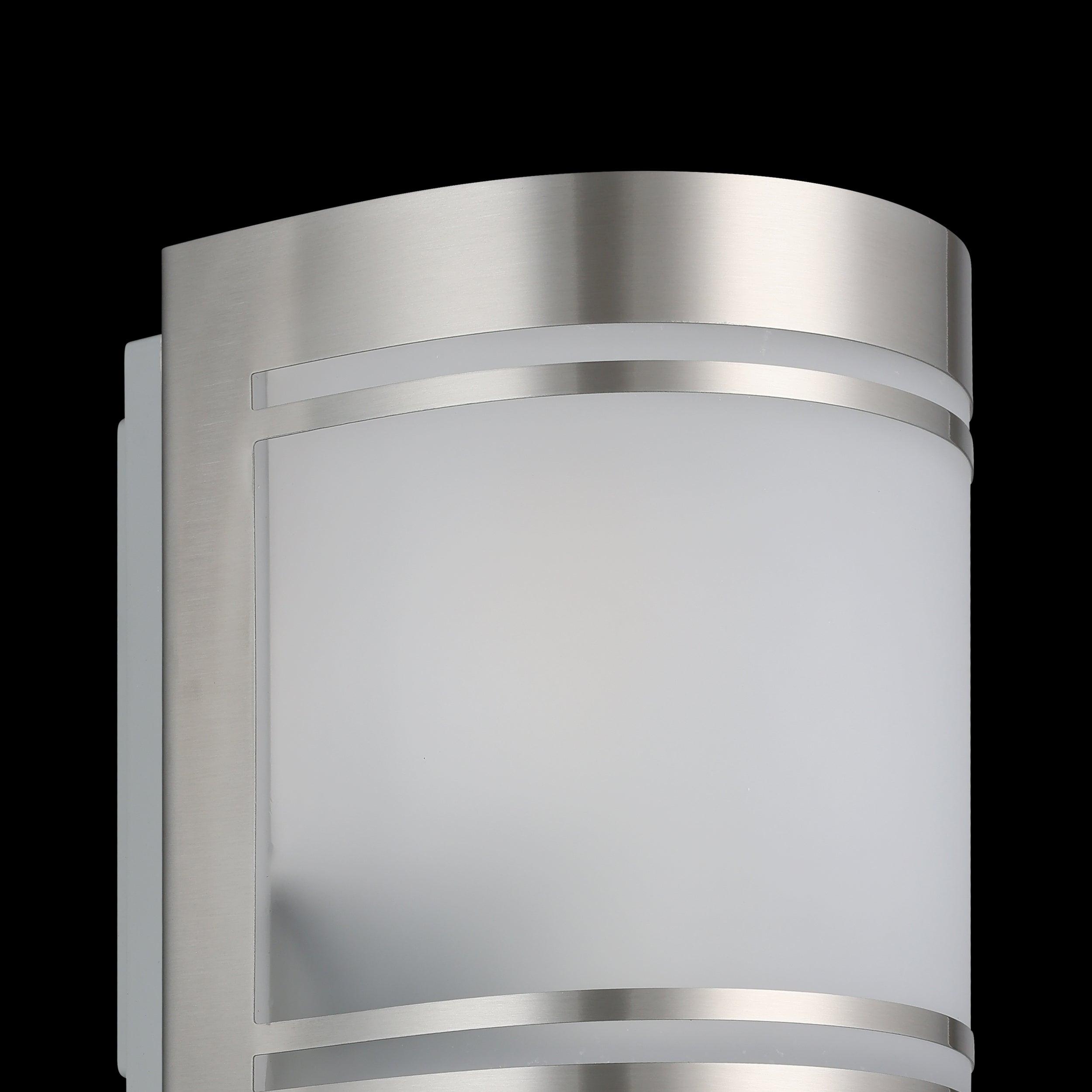 Eglo Cerno Stainless Steel Curved Outdoor Wall Light-warehouse-40