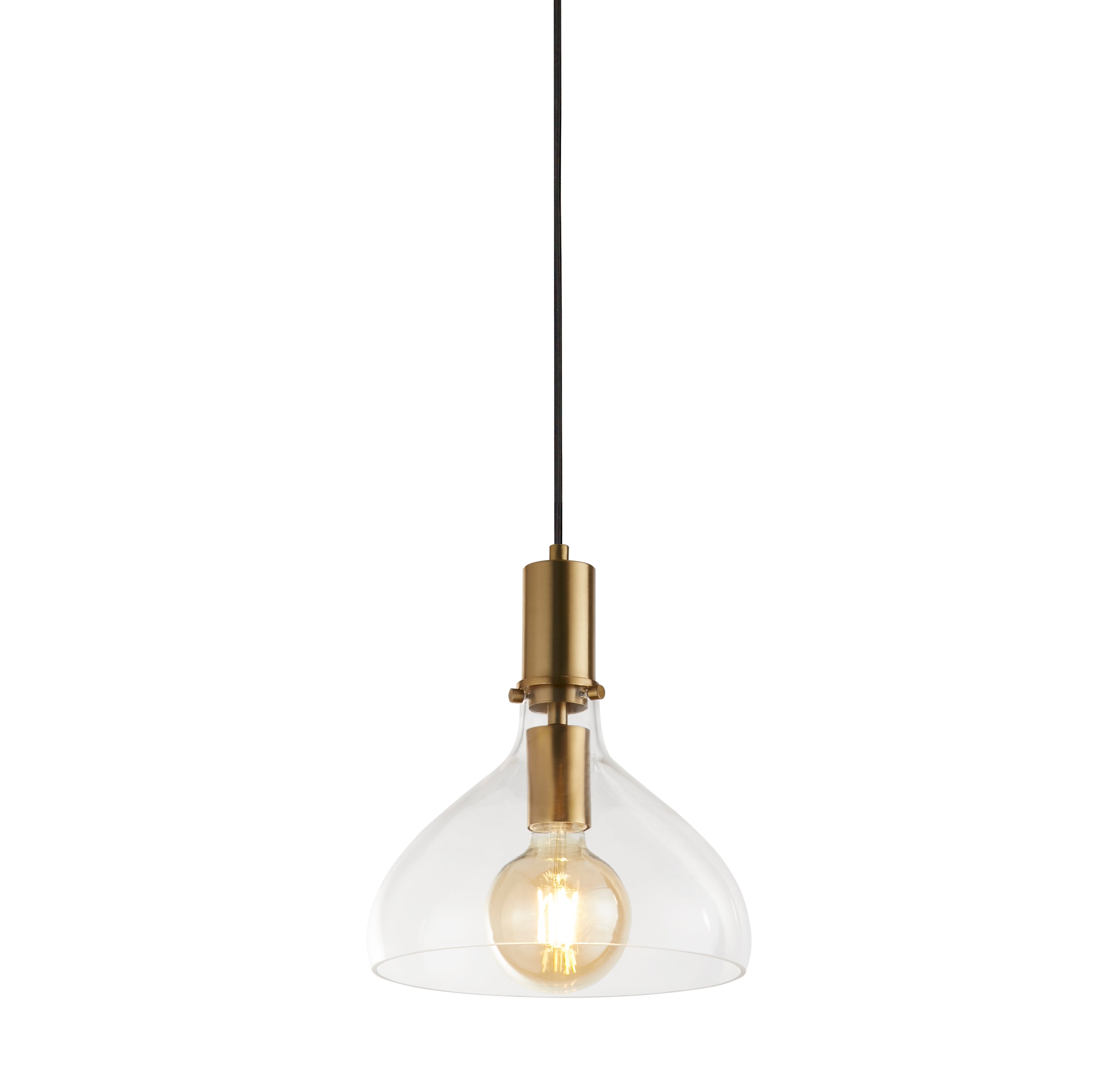 Searchlight Margarita Brass Pendant