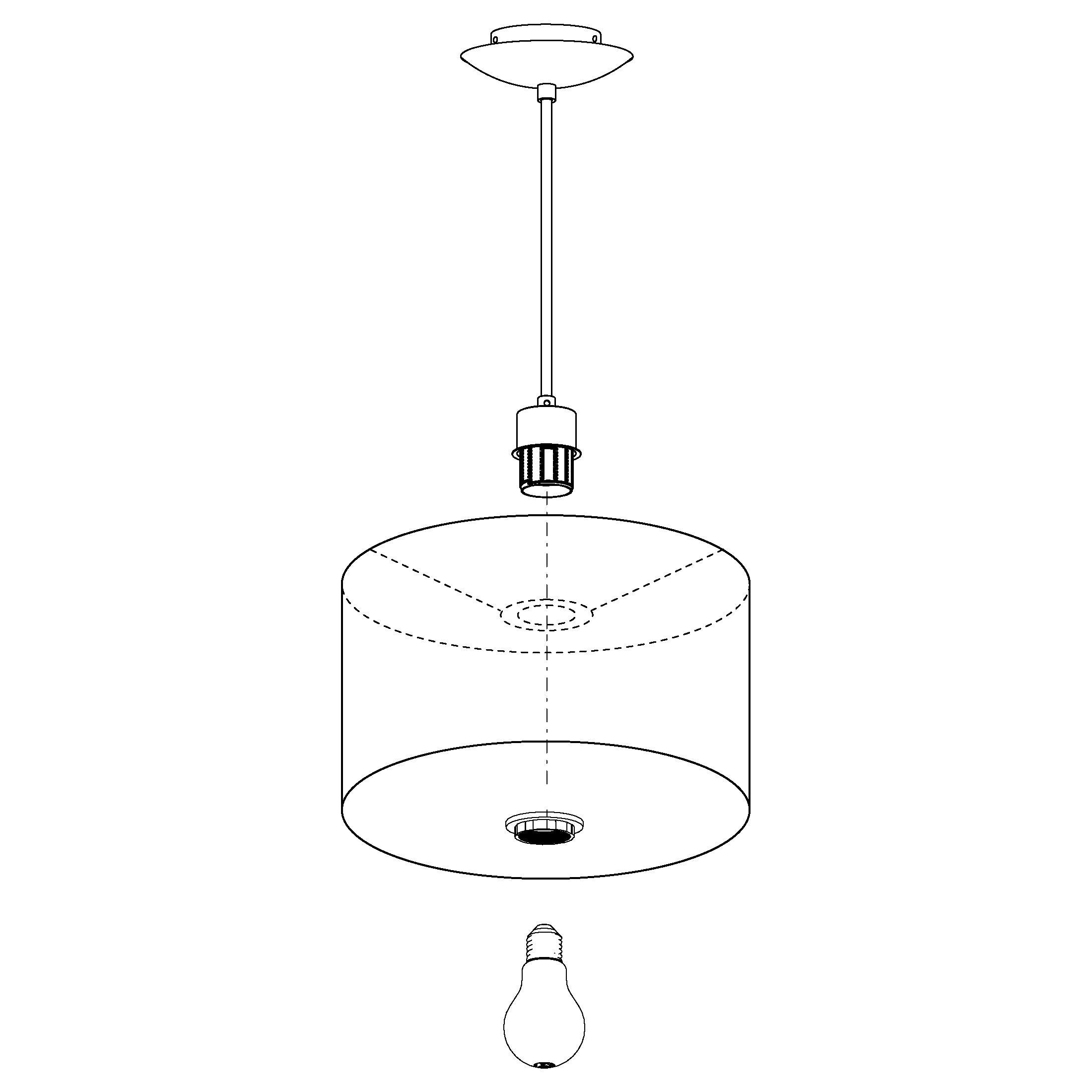eglo maserlo nickel ceiling pendant with fabric black gold shade Kitchen Lighting Close Up