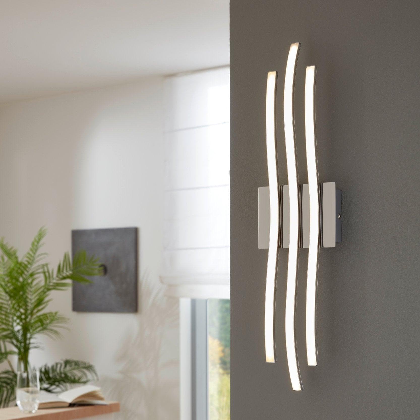 eglo roncade chrome led flush