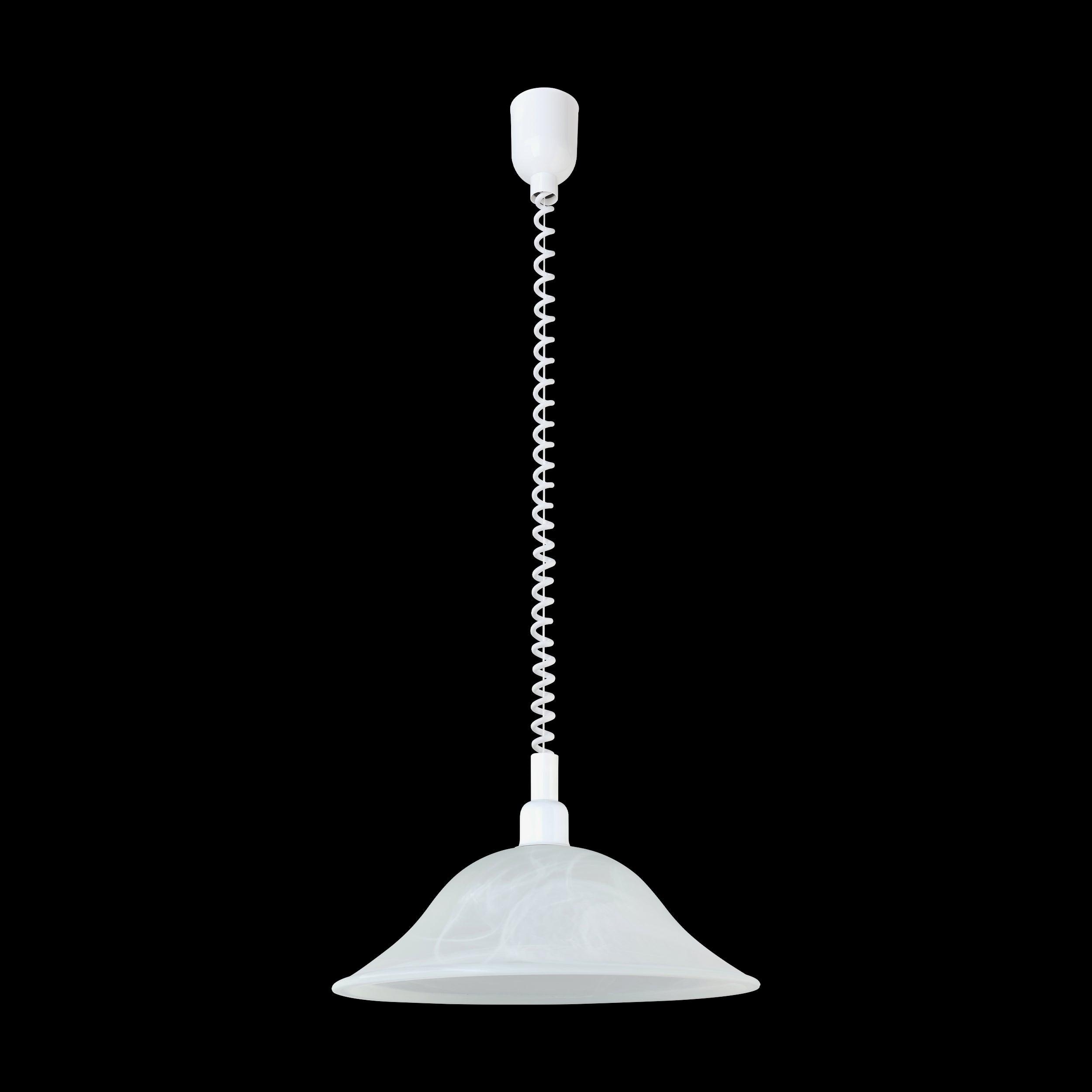 eglo alessandra white alabaster glass round ceiling pendant living room image