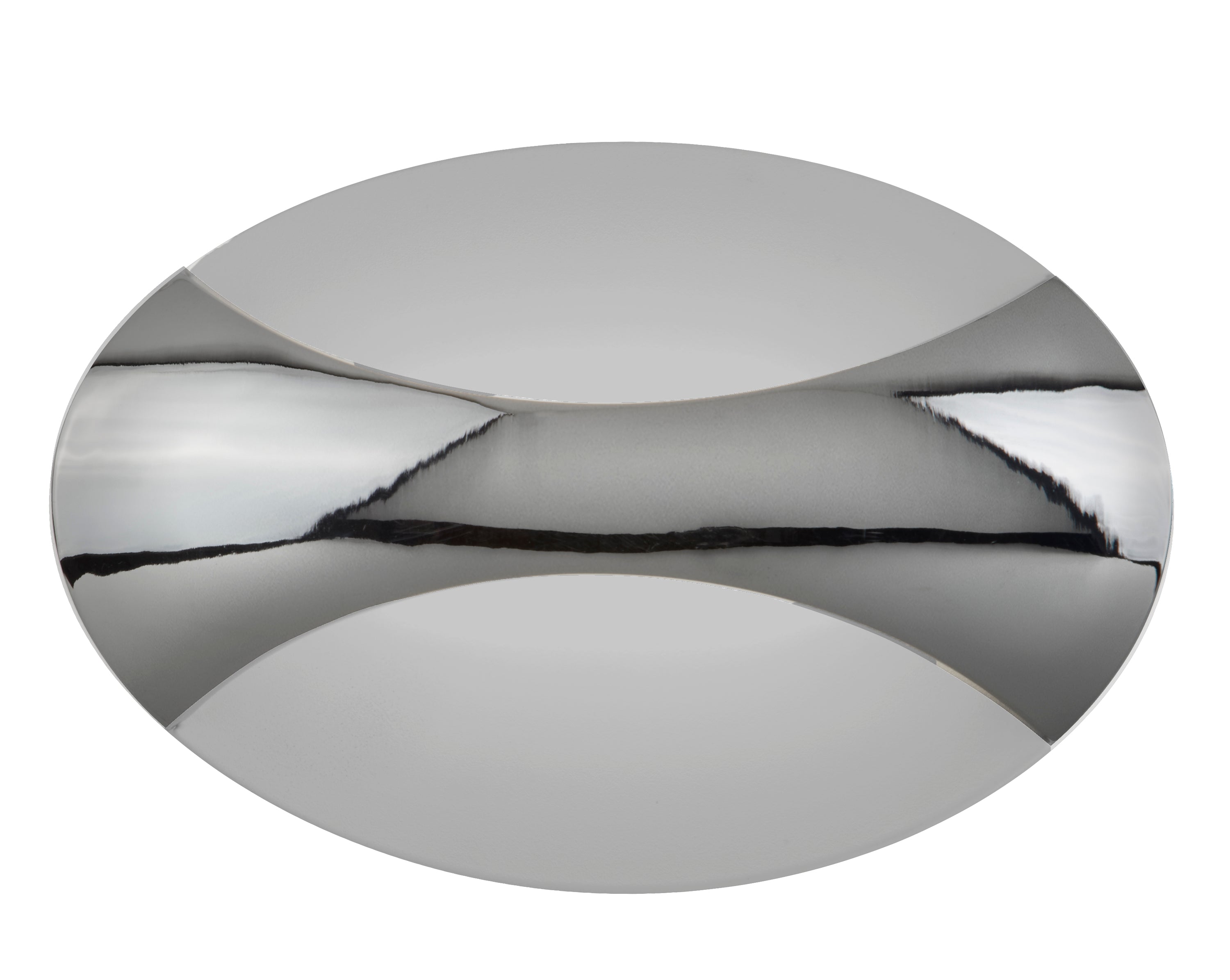 Searchlight Glow LED Oval Chrom Wall Light