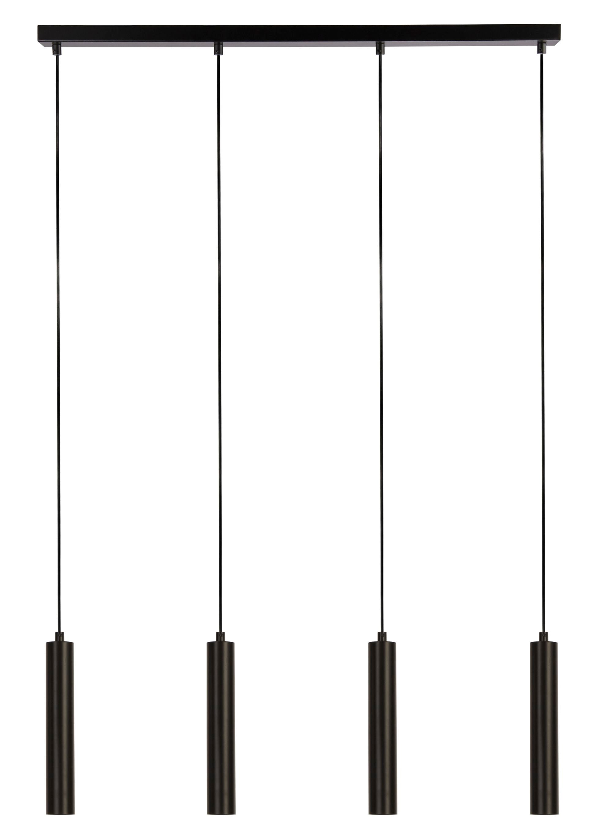 Searchlight Dulwich 4 Light Black Bar Pendant
