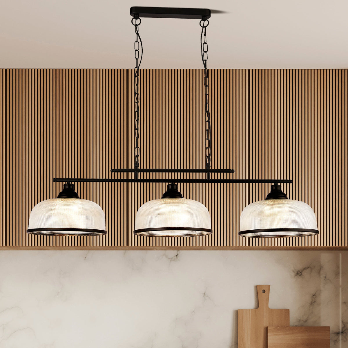 Highworth Black Kitchen Island Light-OPEN-BOX-BSL-270826