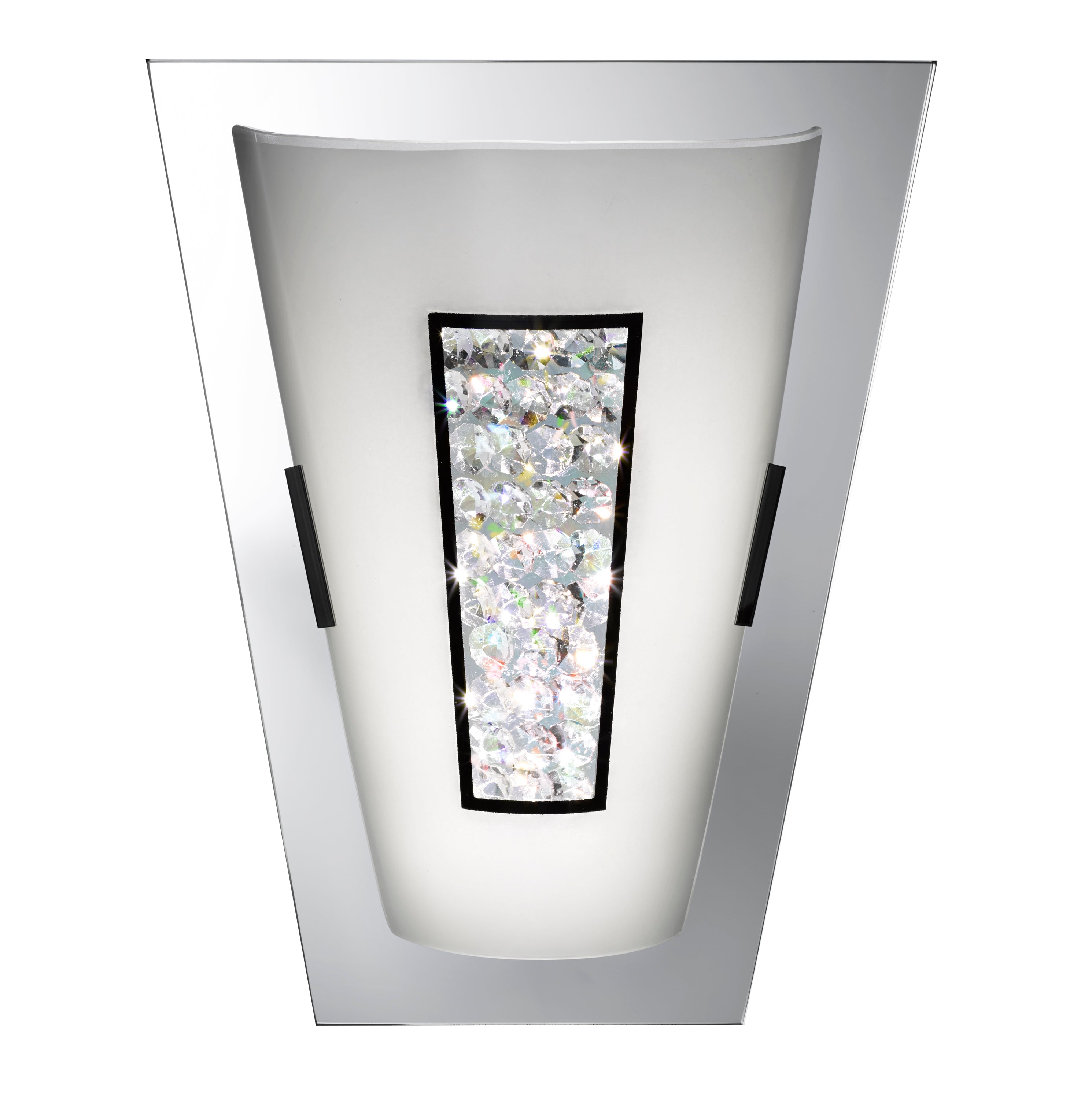 Searchlight Portland LED Chrome Bathroom Wall Light - IP44
