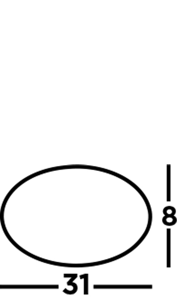 Searchlight Portland Round LED Chrome Bathroom Flush - IP44