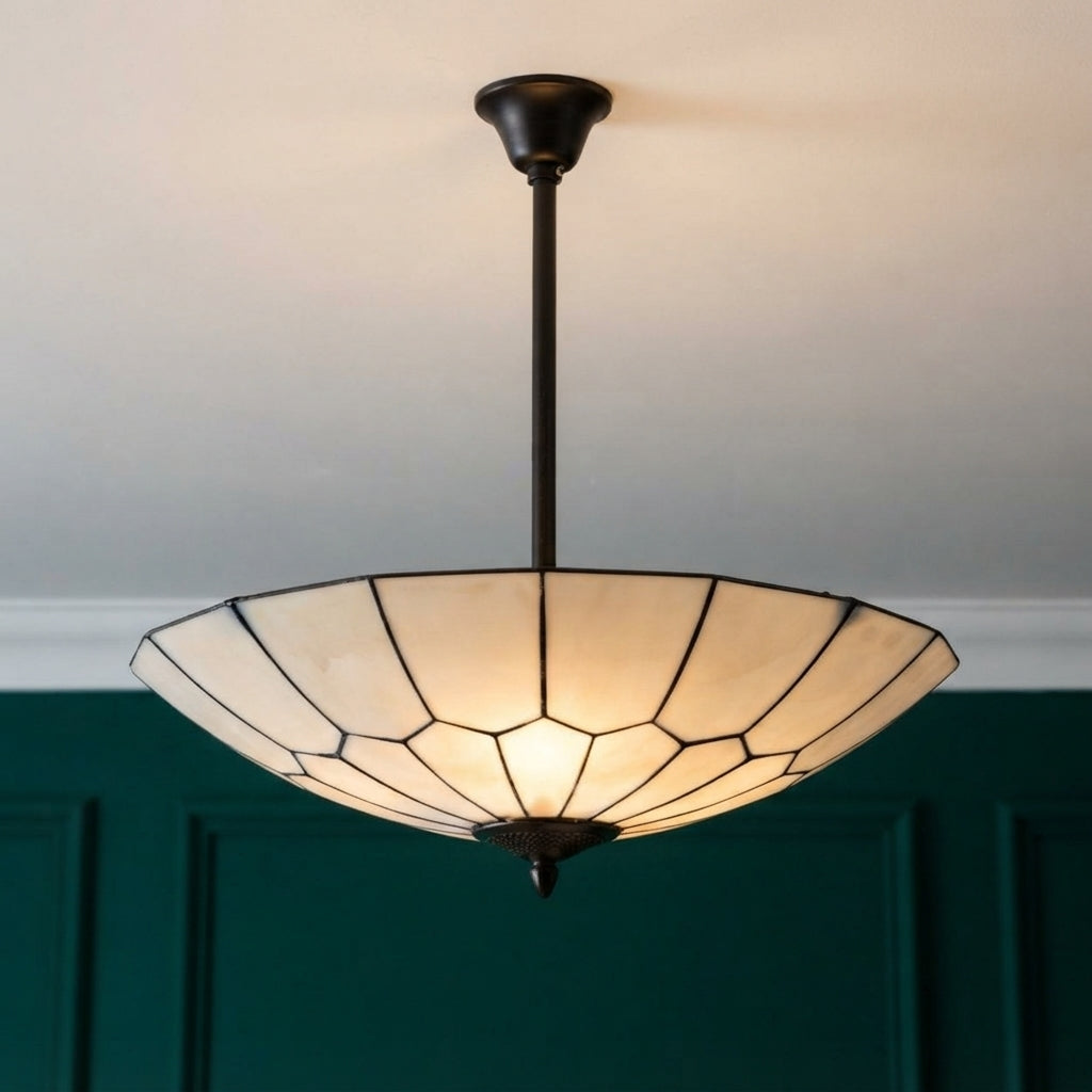 Gatsby Semi-Flush Tiffany Ceiling Light