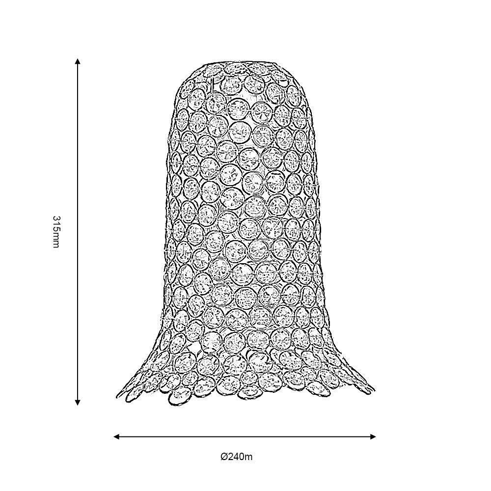 Ireby Non Electric Pendant Ceiling Lamp Shade — alternate view