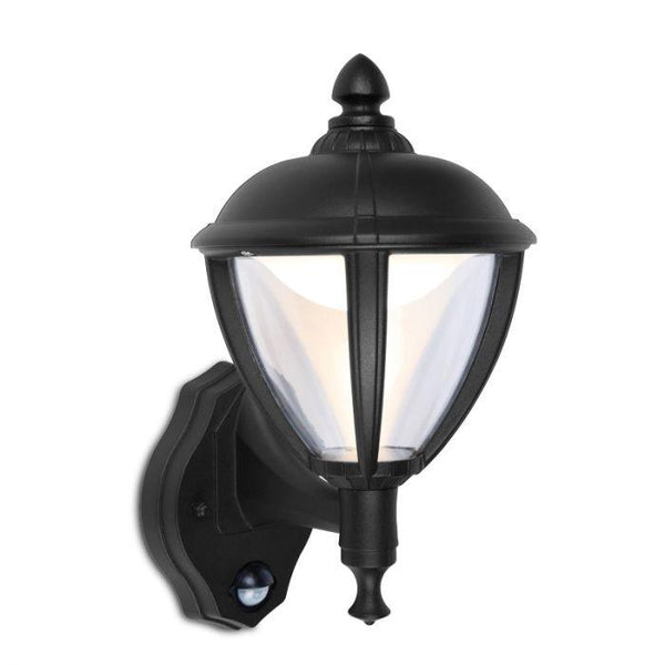 Lutec Unite PIR Outdoor LED Wall Light - Black 5260103012