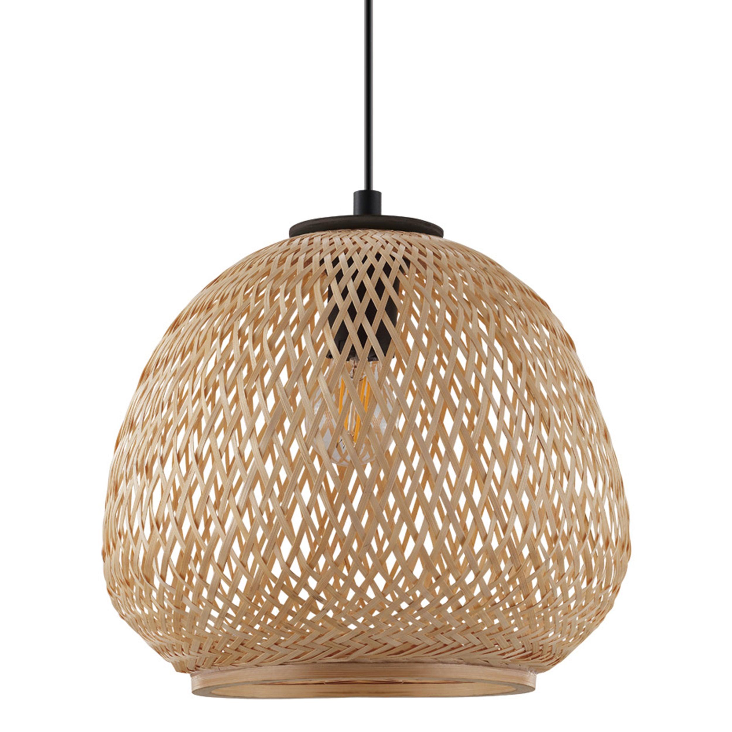 eglo dembleby wicker lampshade ceiling pendant kitchen lighting 
