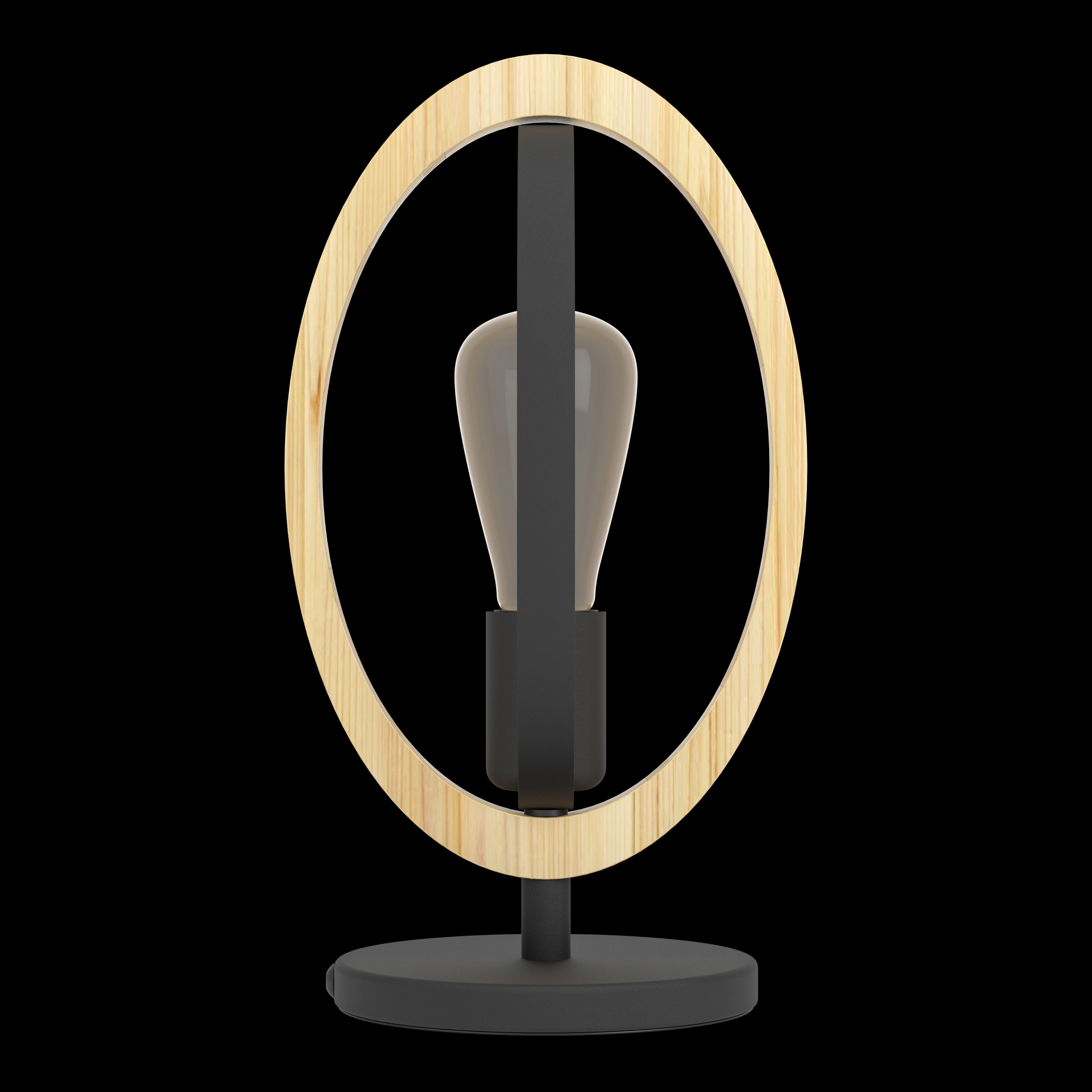 eglo basildon oval wood table lamp living room image