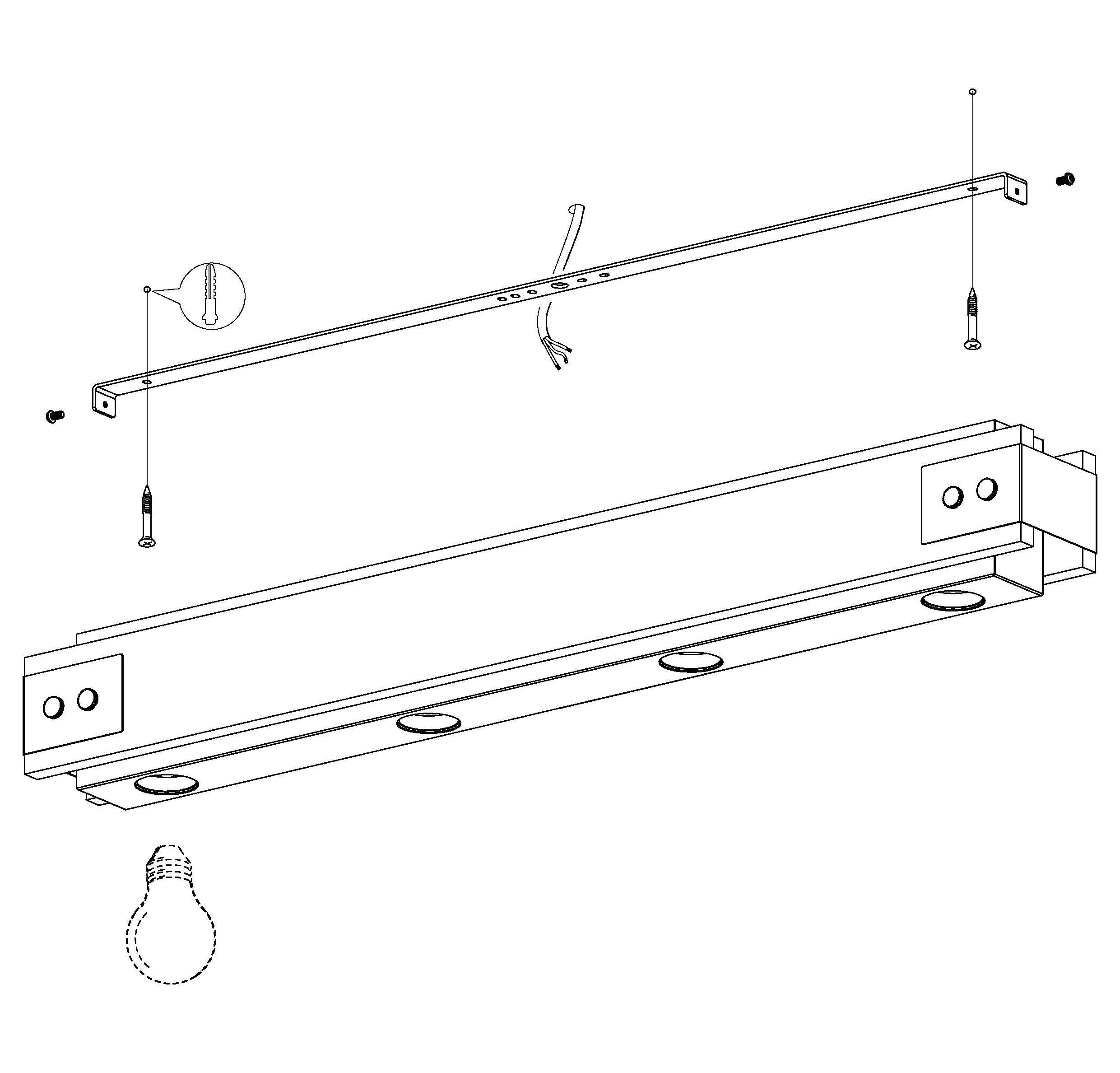 eglo layham flush 4 light wooden bar ceiling light kitchen lighting 