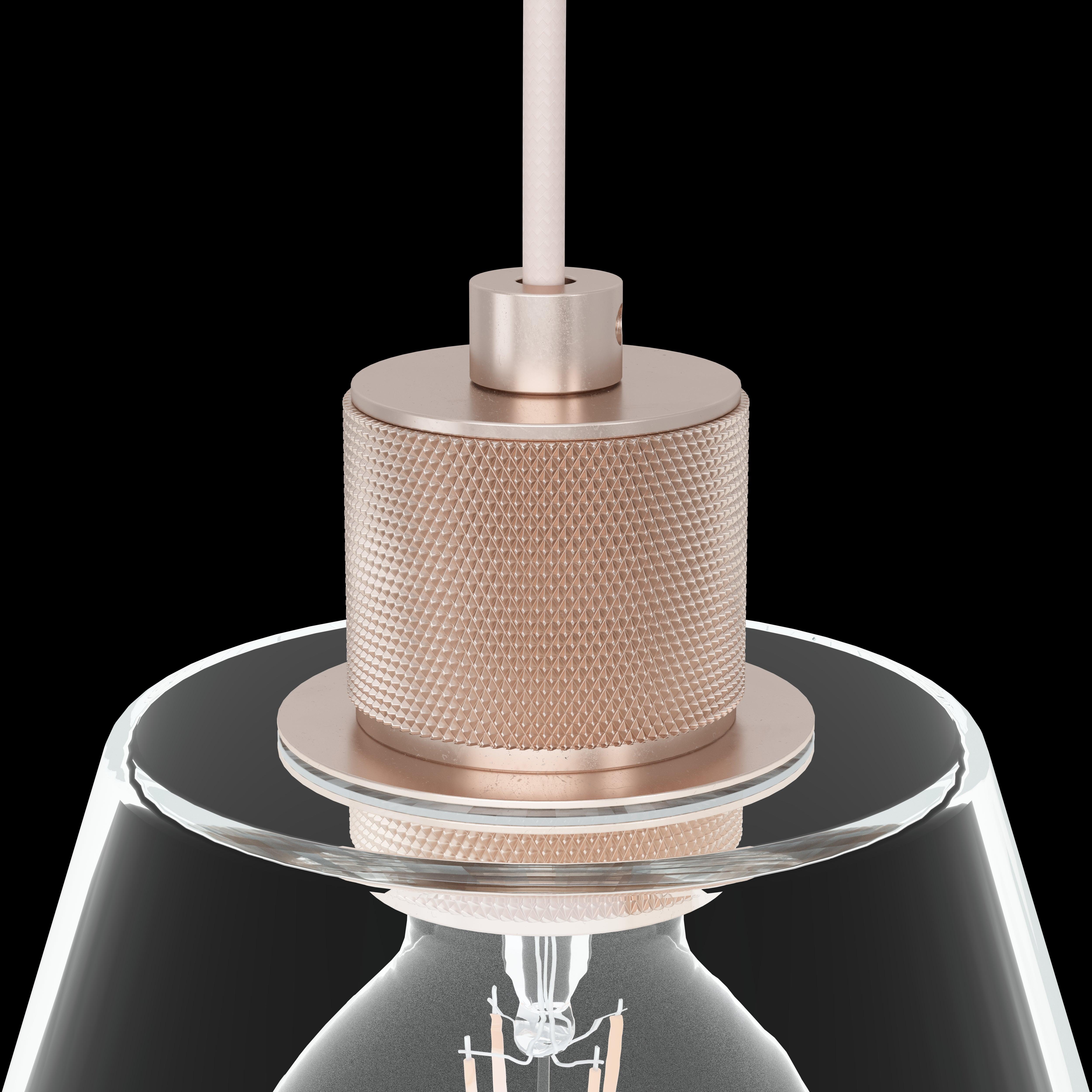eglo copley rose gold glass ceiling pendant kitchen lighting 