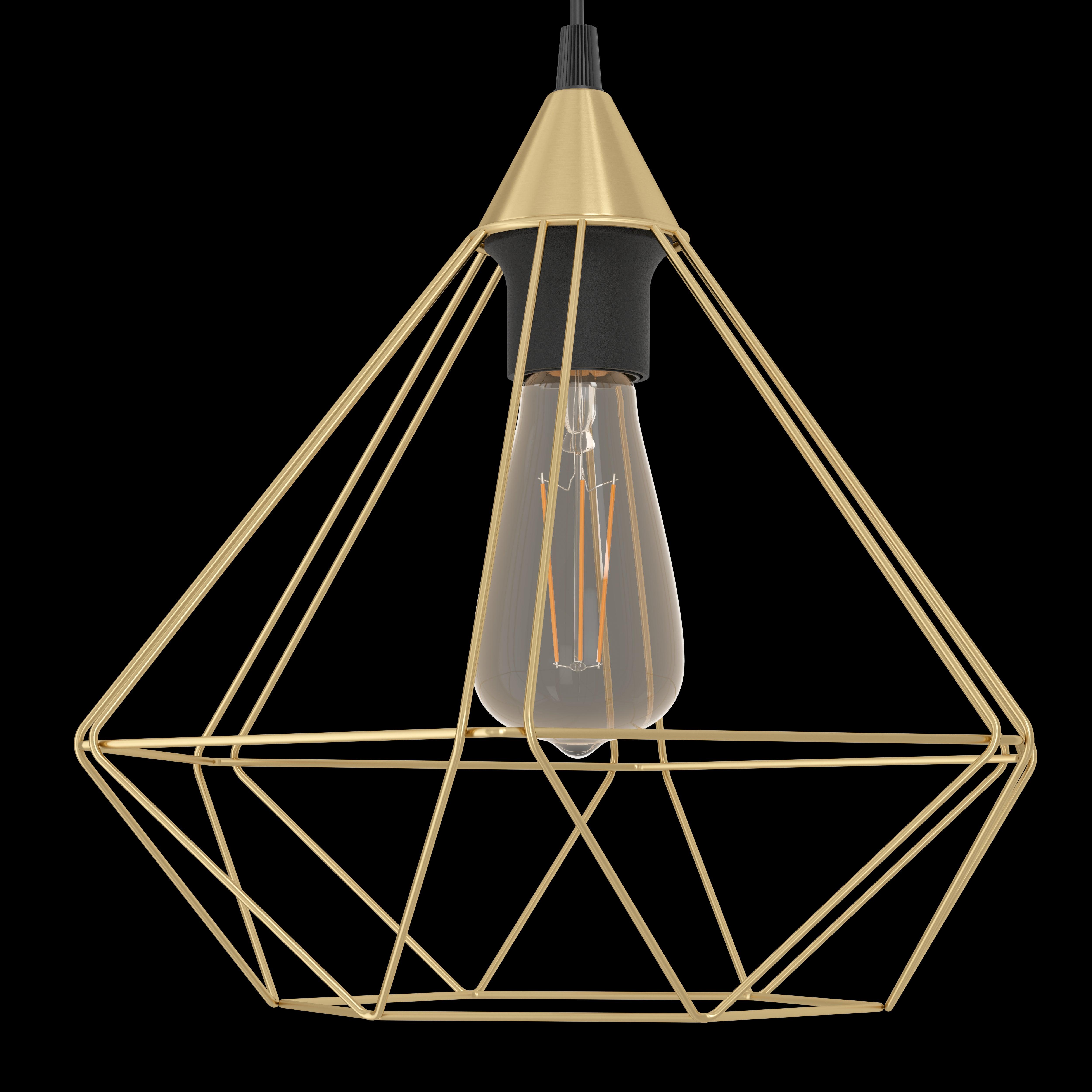 eglo tarbes brass wire diamond shaped ceiling pendant kitchen lighting 