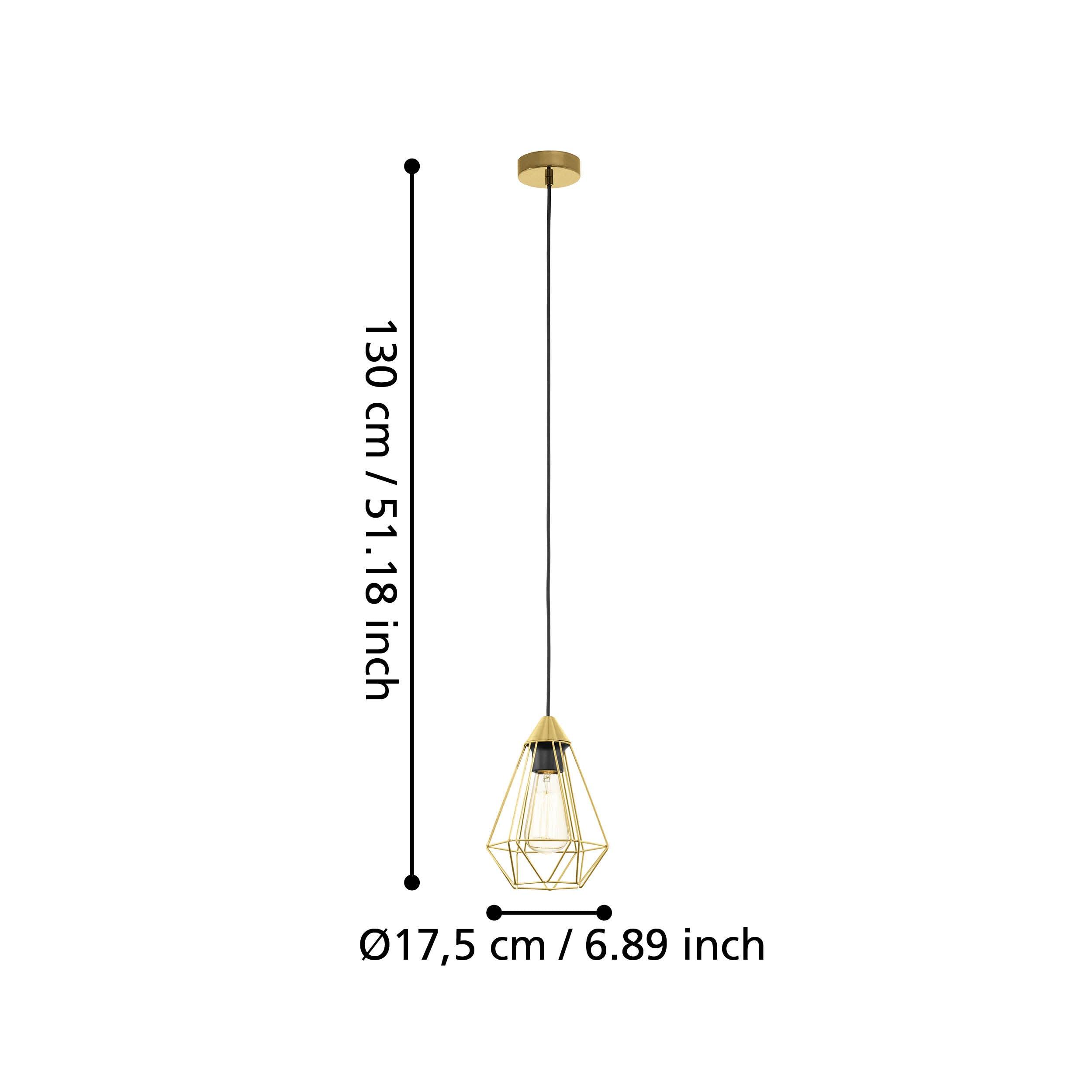 eglo tarbes brass wire geometric shaped ceiling pendant kitchen lighting 