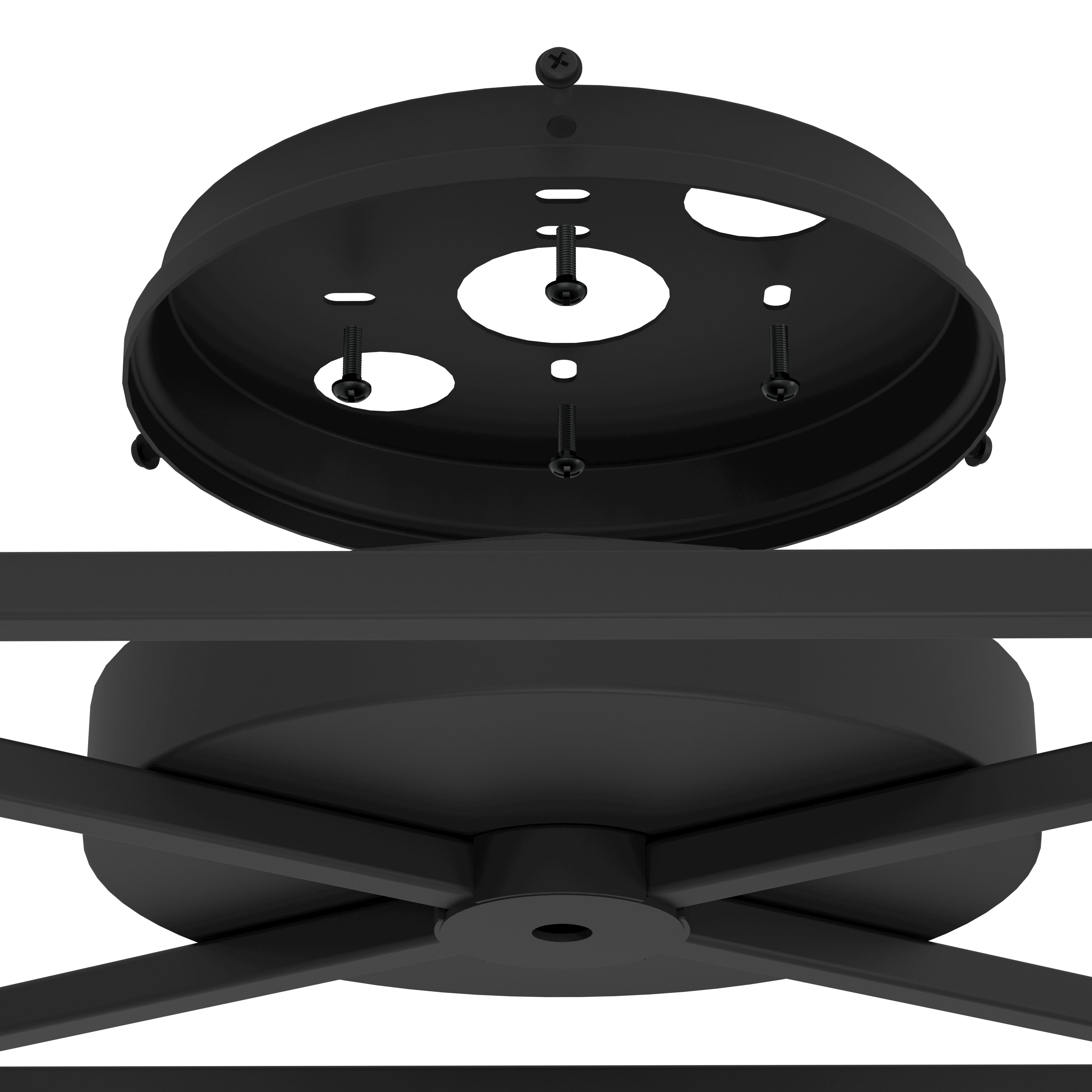 eglo speke black 11 light flush ceiling light kitchen lighting 