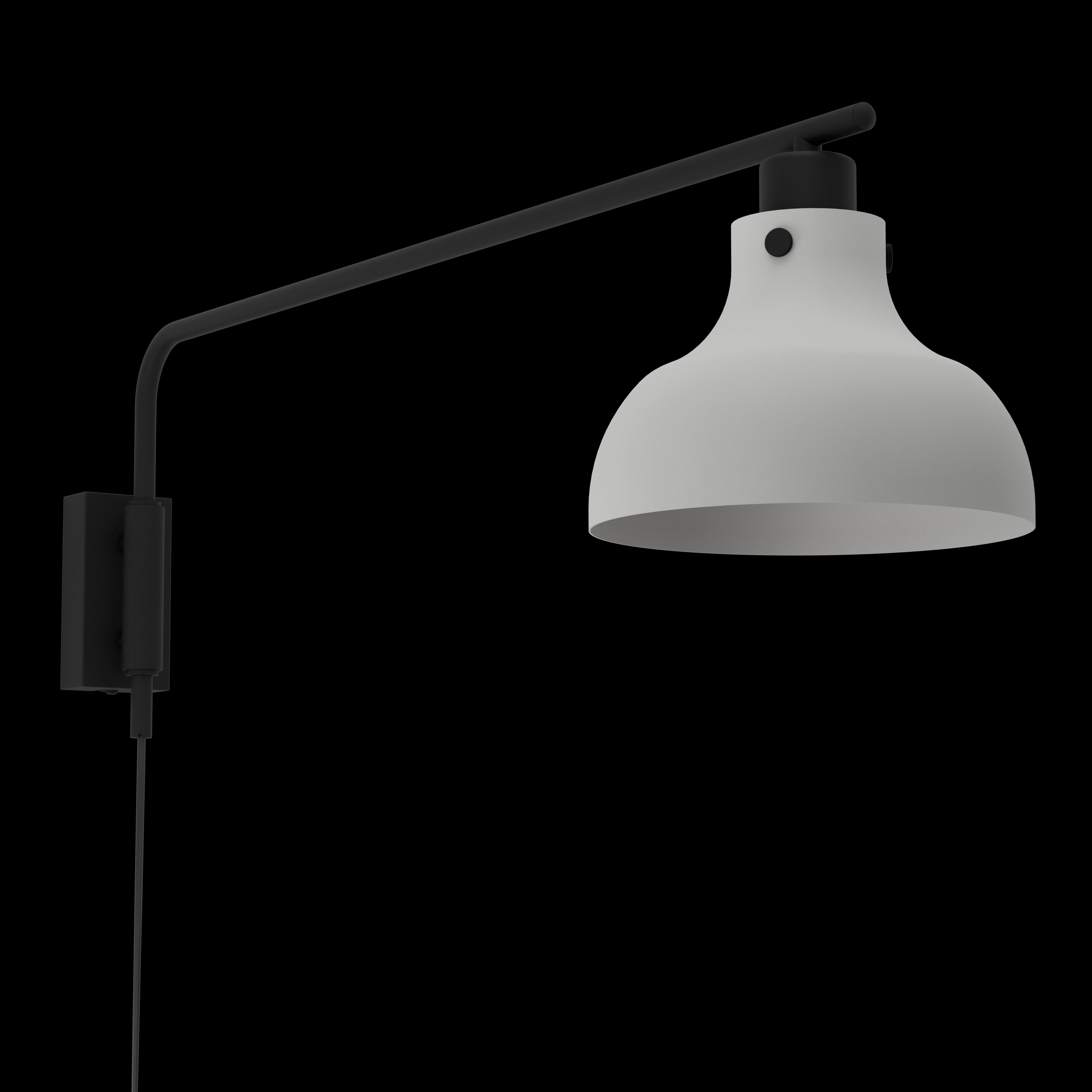 eglo matlock pale grey black wall light living room image