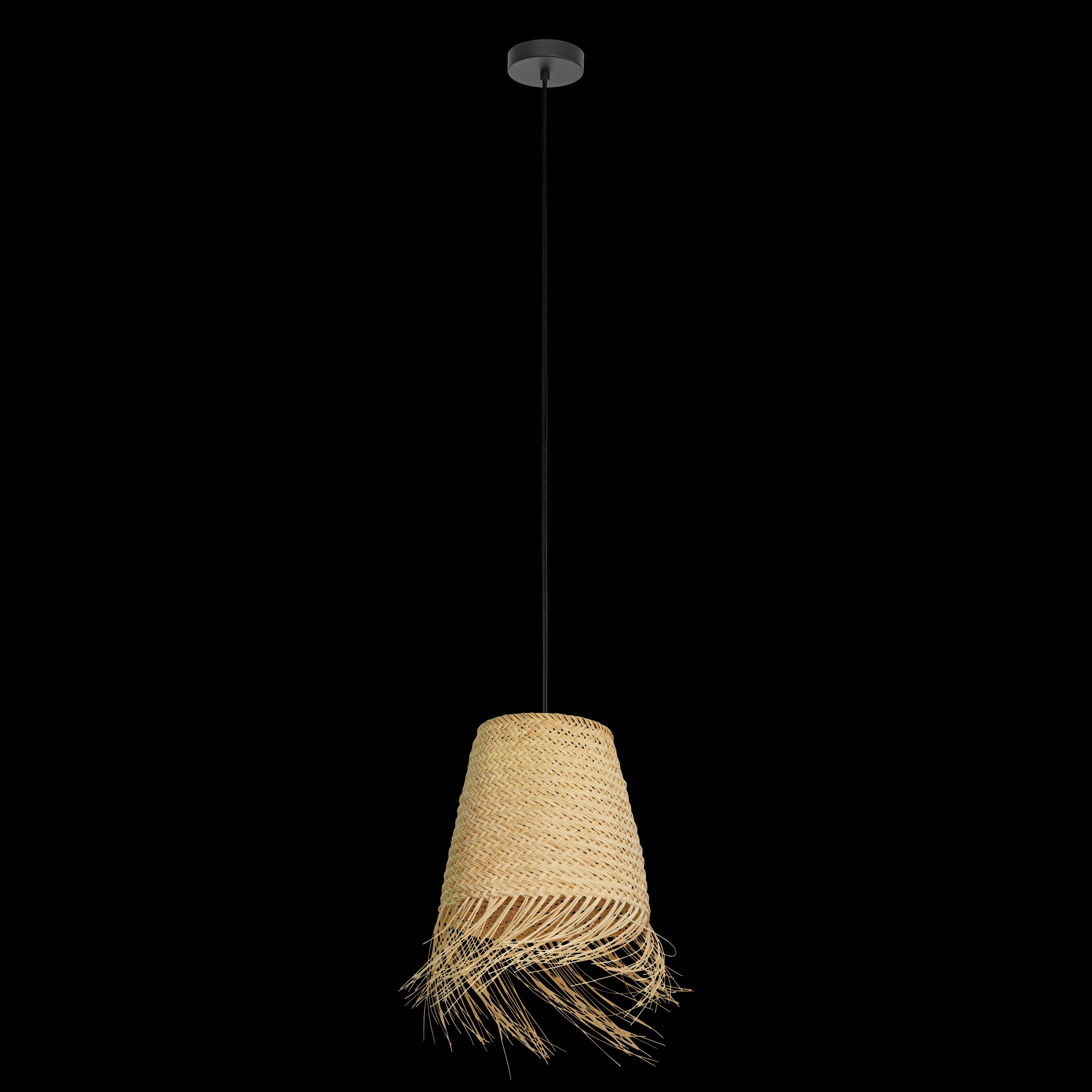 eglo aycliffe rustic seagrass ceiling pendant living room image