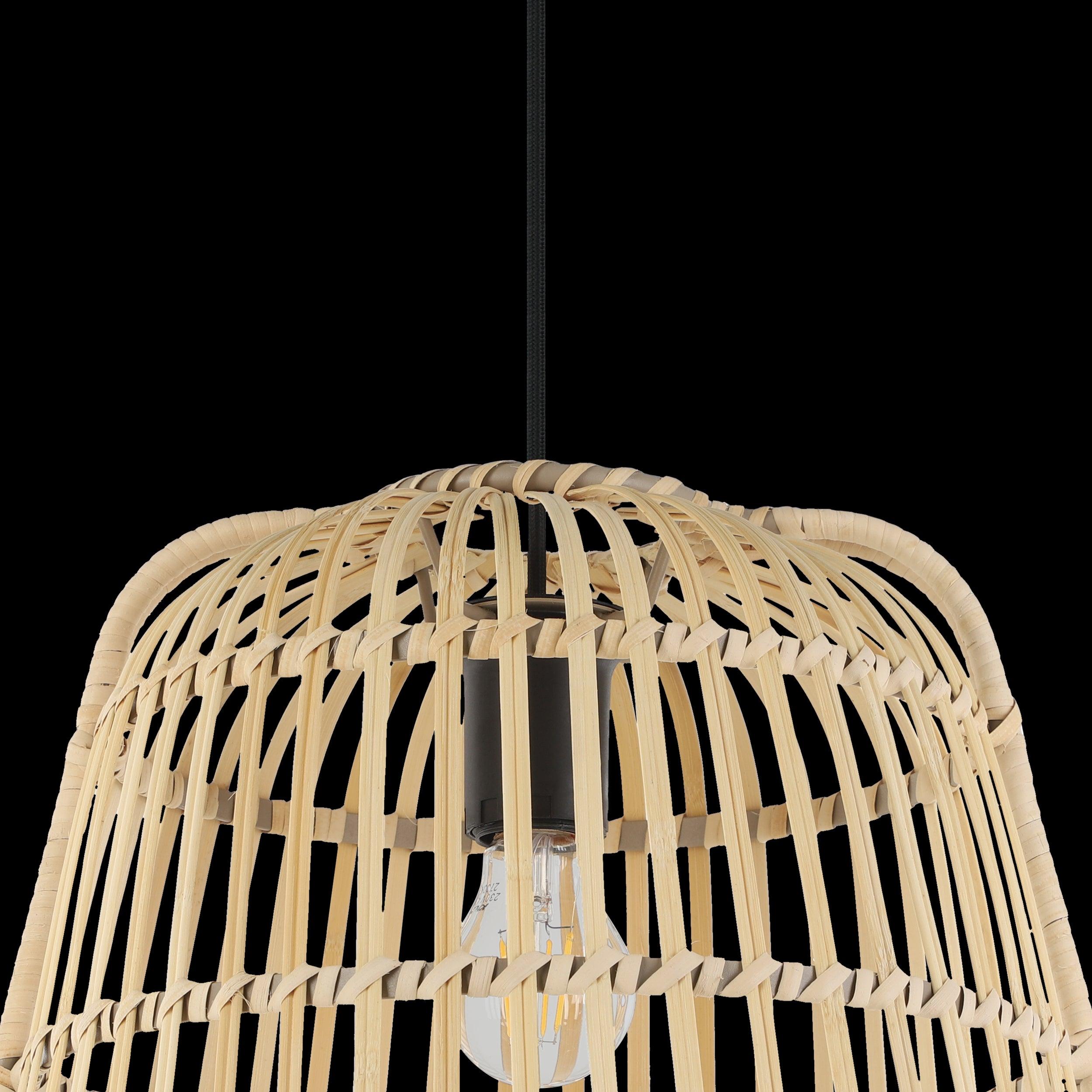 eglo glyneath rattan wicker ceiling pendant kitchen lighting 