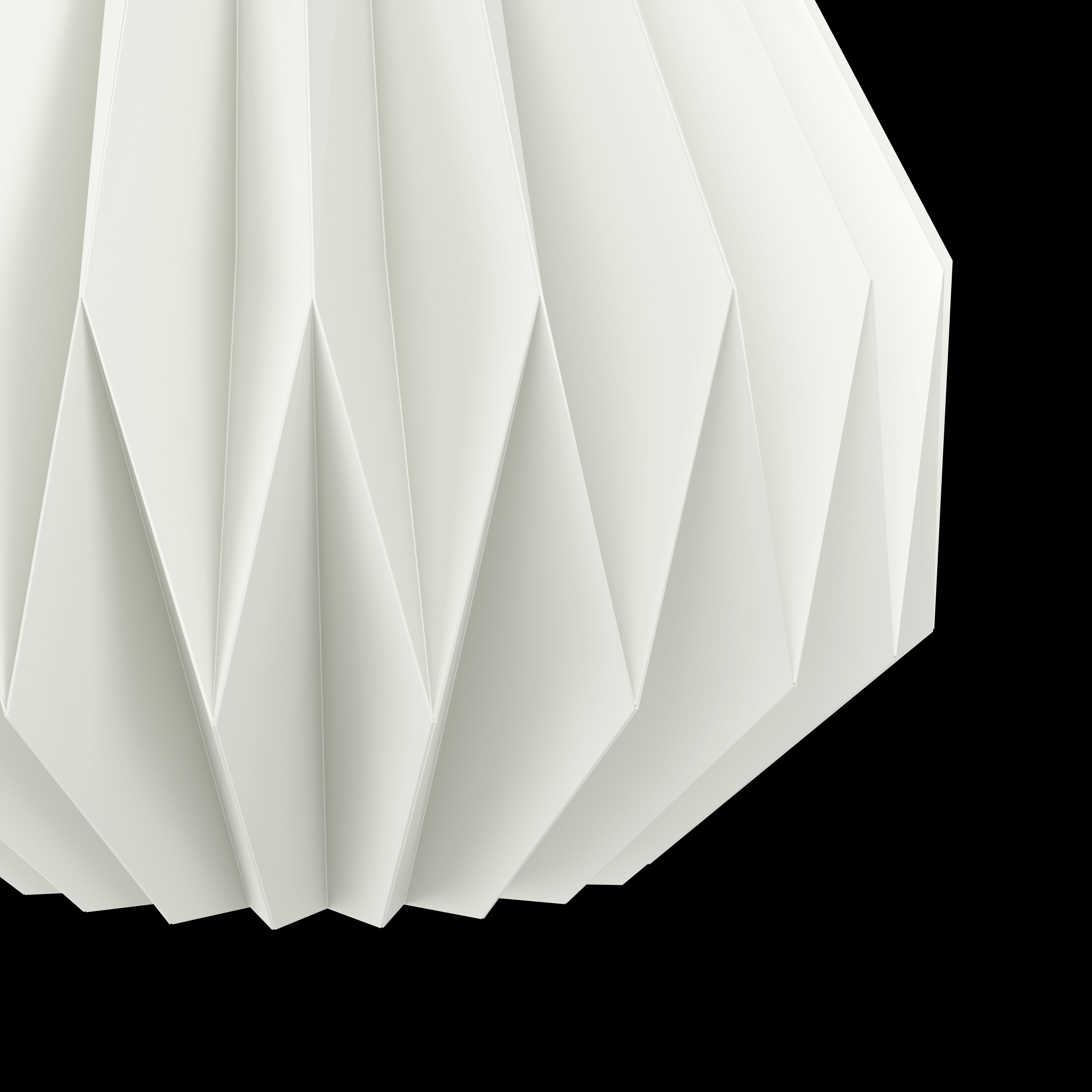 eglo minting drop shaped white folded paper ceiling pendant 31cm Kitchen Lighting Close Up