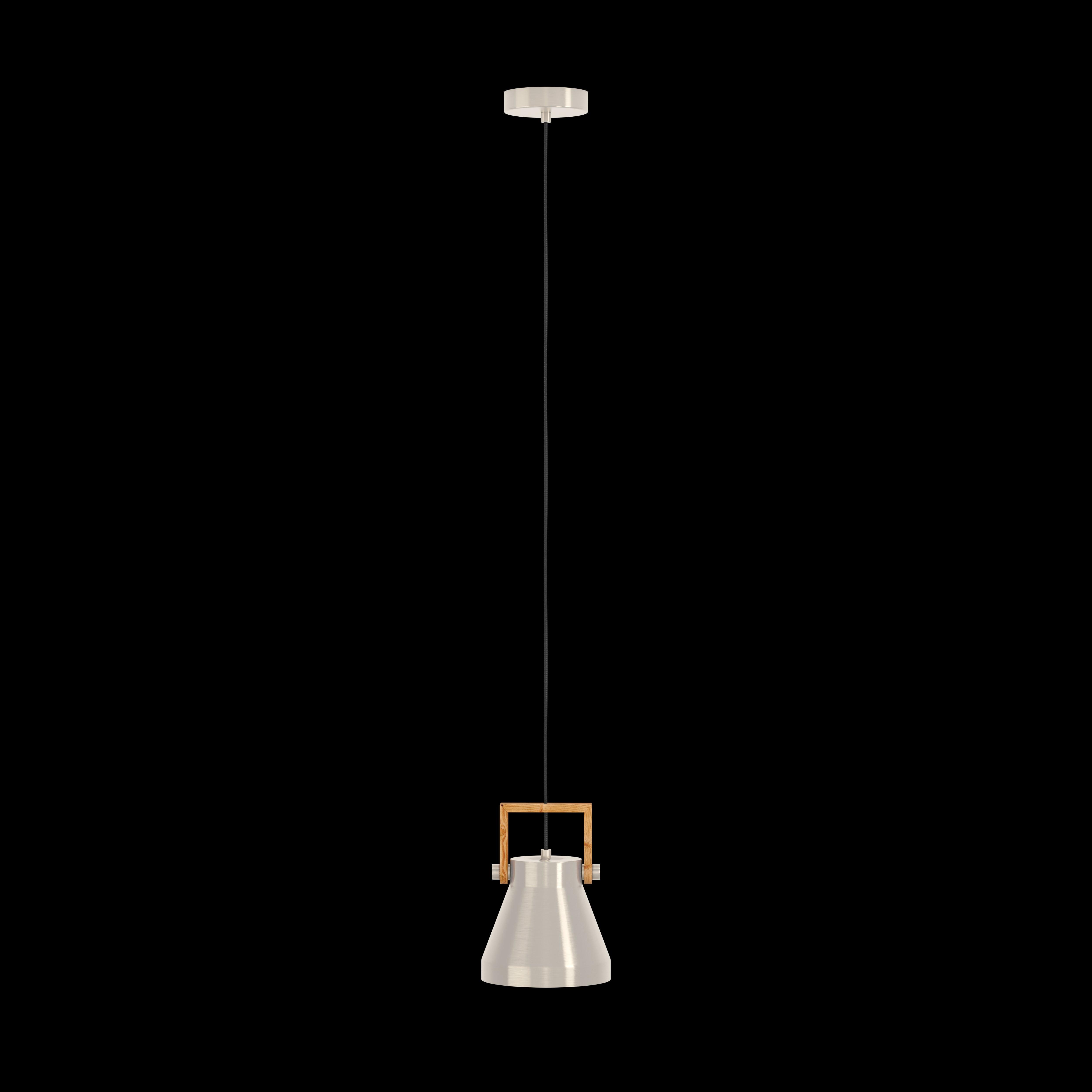 eglo cawton silver wooden ceiling pendant living room image