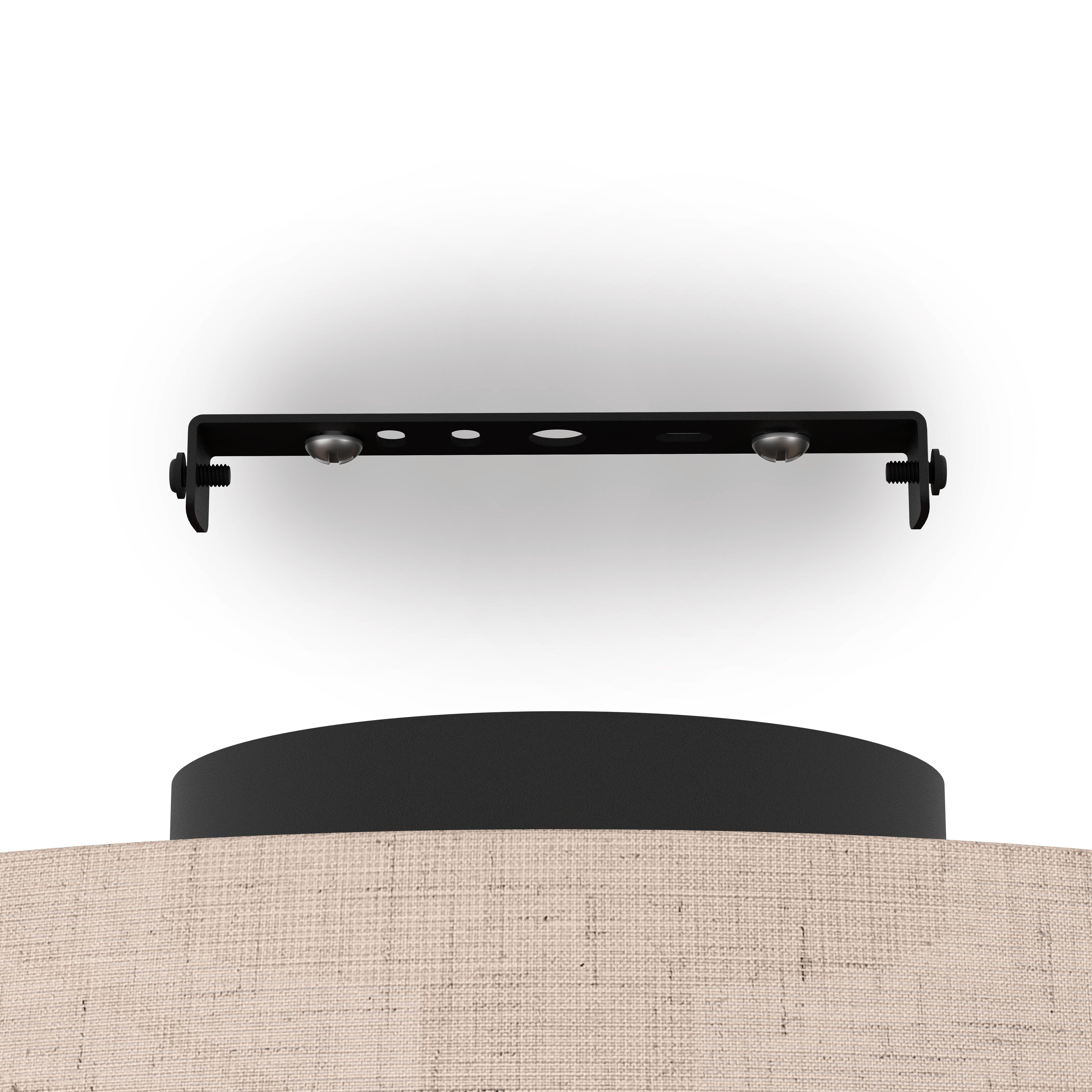 eglo tabley flush wood fabric ceiling light kitchen lighting 