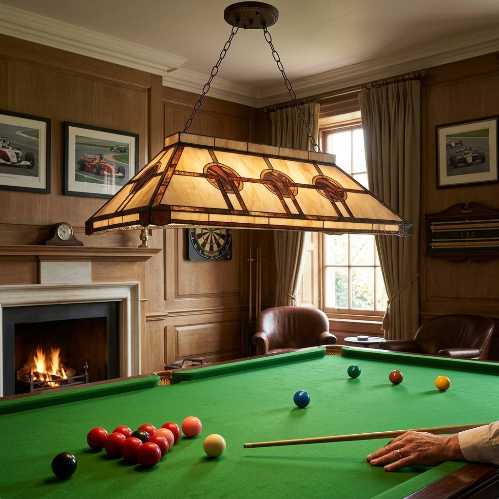 Oxford Tiffany Pool Table Light - Tiffany Lighting Direct