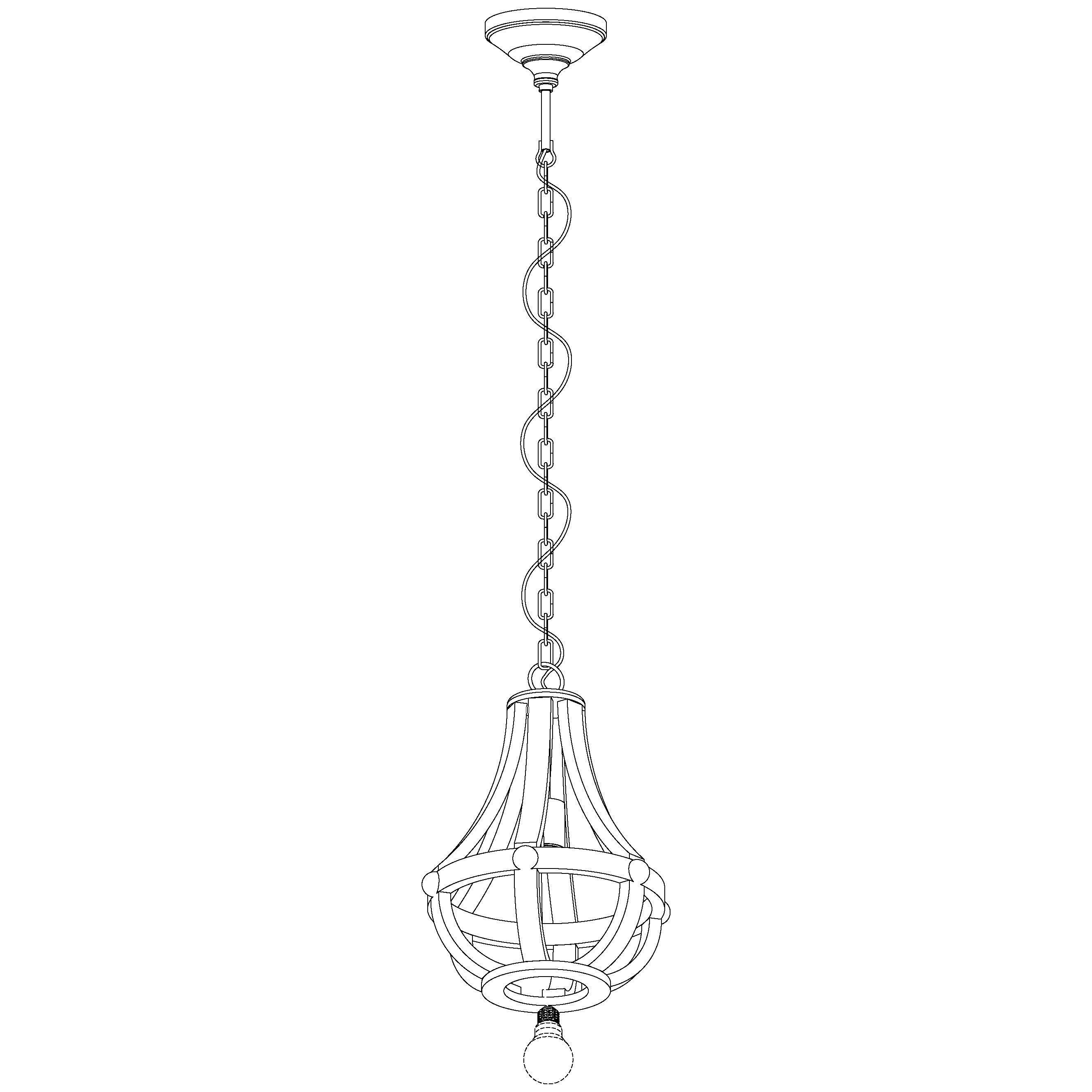 eglo kinross brown wood ceiling pendant Kitchen Lighting Close Up