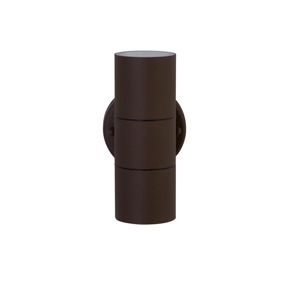 Metro LED Rust Brown Outdoor 2 Light Up/Down Wall Light-warehouse-40