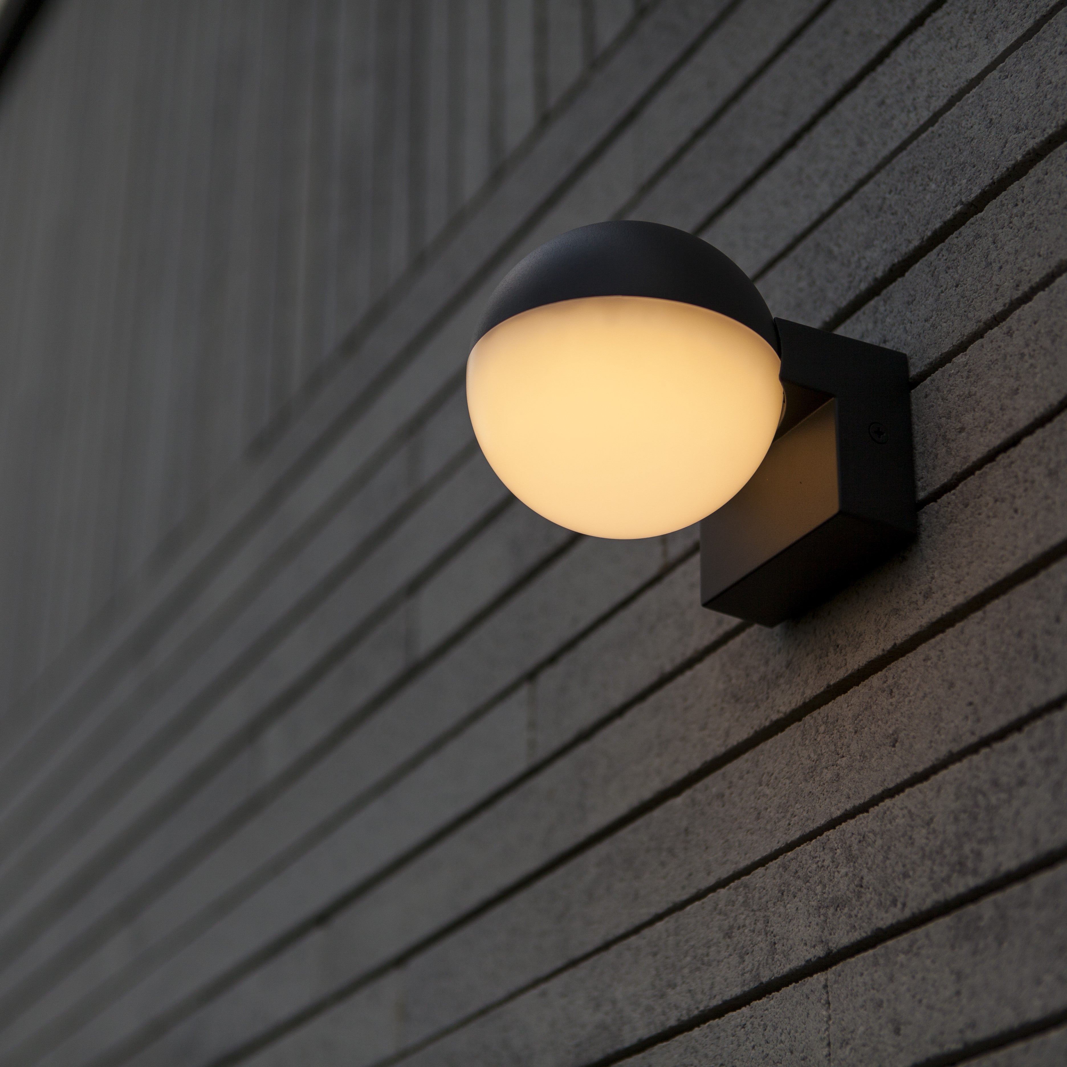Lutec Looma IP54 Adjustable LED Outdoor Wall Light - Grey