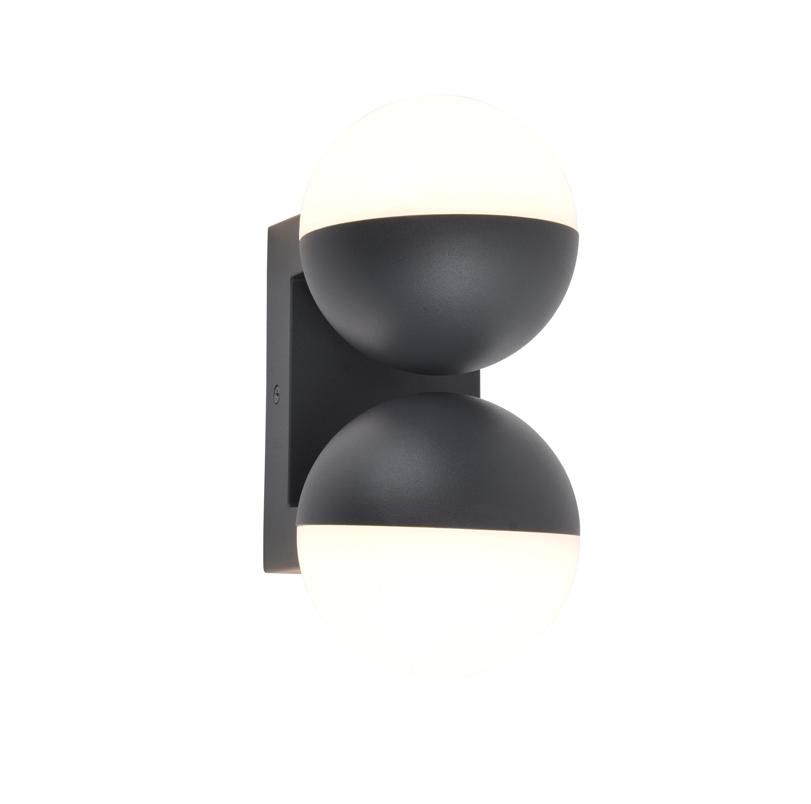 Lutec Looma Up and Down Adjustable LED Outdoor Wall Light - Grey