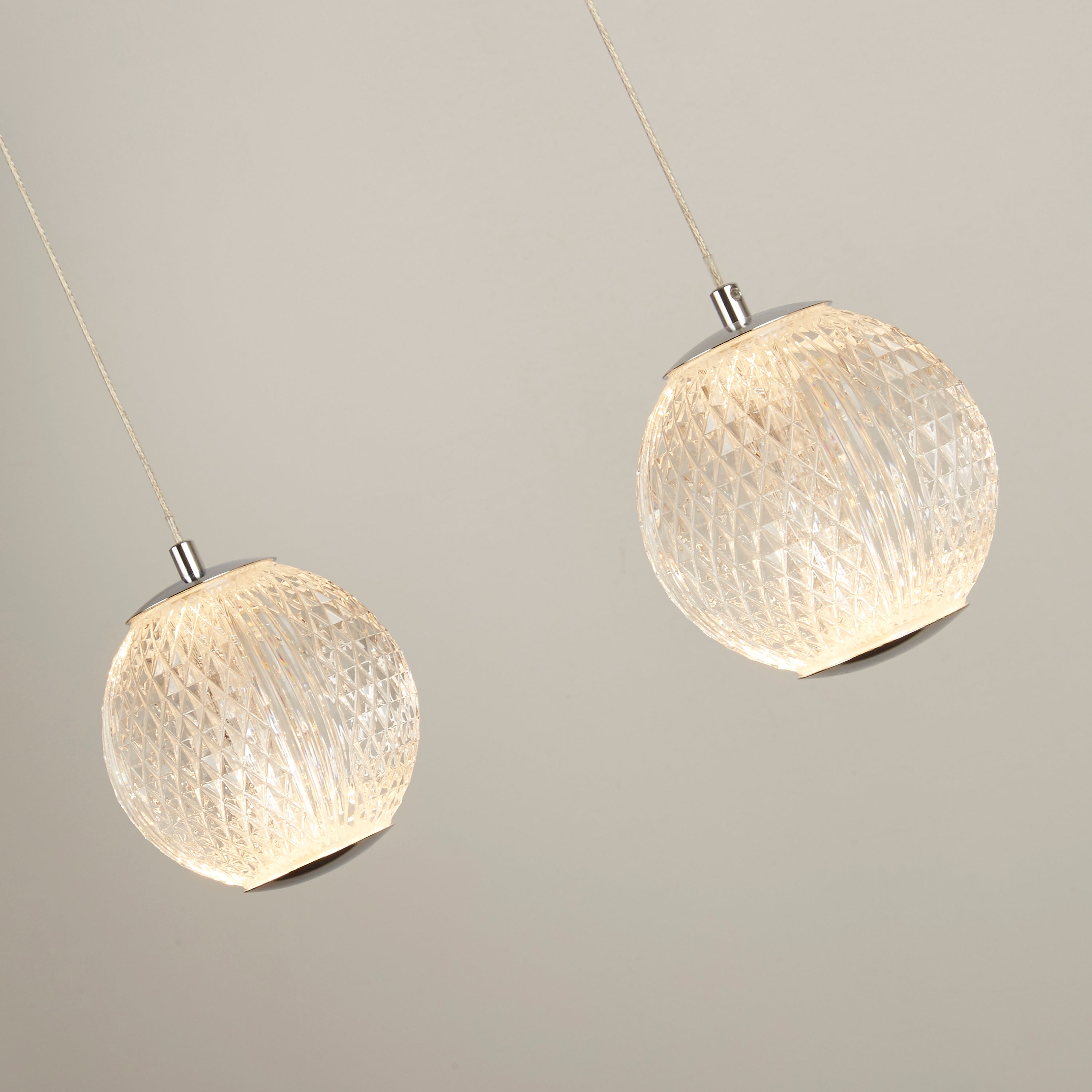 Searchlight Allure 5 Light Chrome Bar Pendant